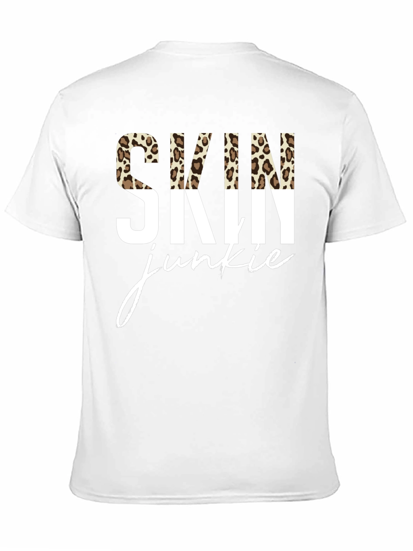 Skin Junkie Leopard Print Graphic Tee