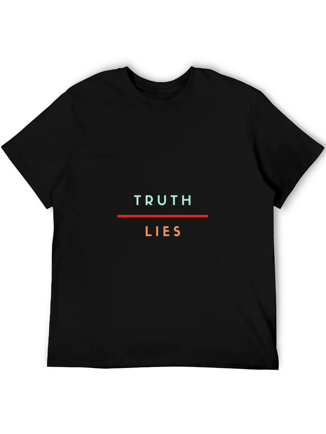 Truth Lies Graphic Tee - Unisex Crew Neck T-Shirt