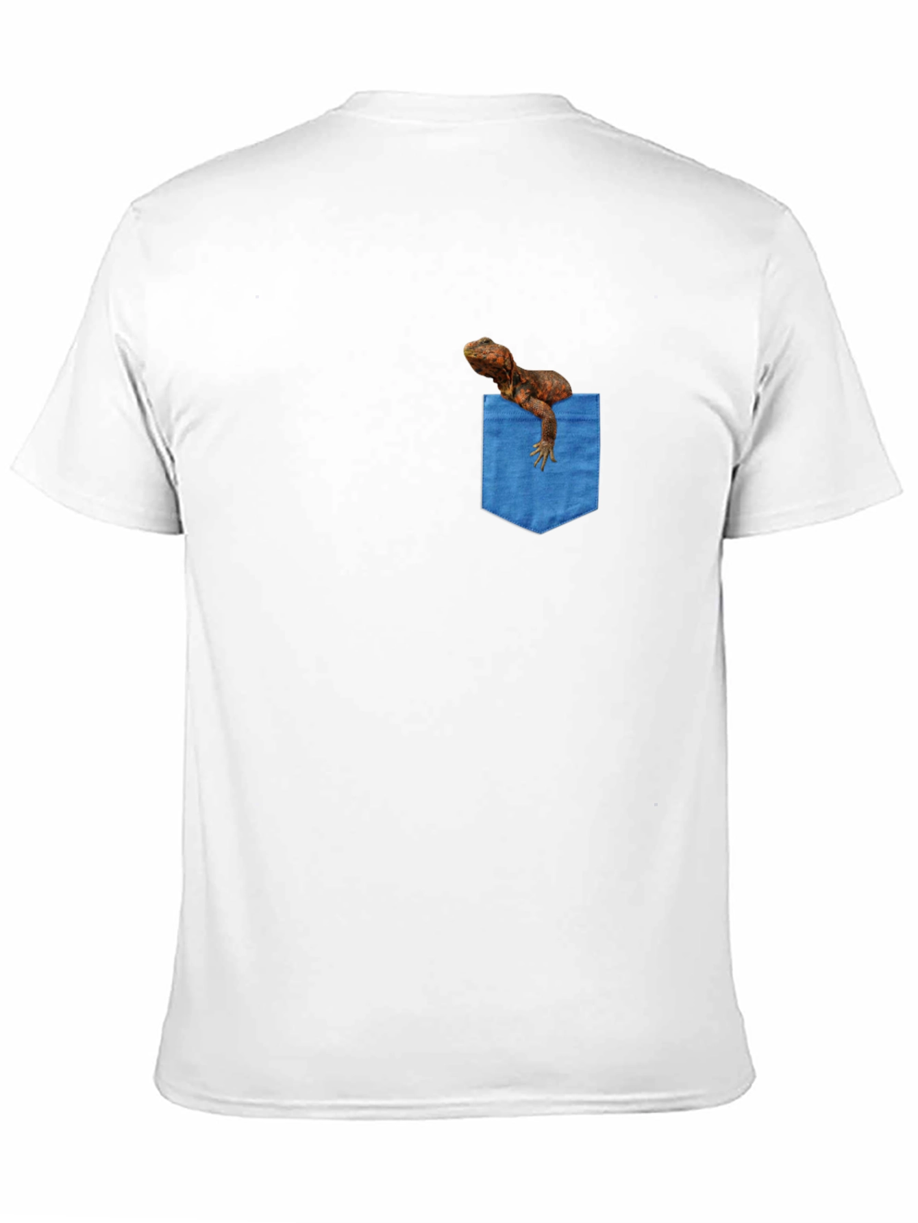 Bearded Dragon Pocket Tee - Novelty Graphic T-Shirt