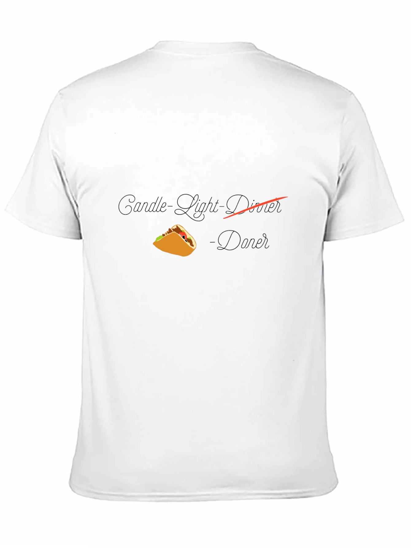 Taco Dinner T-Shirt - Candlelight Novelty Tee
