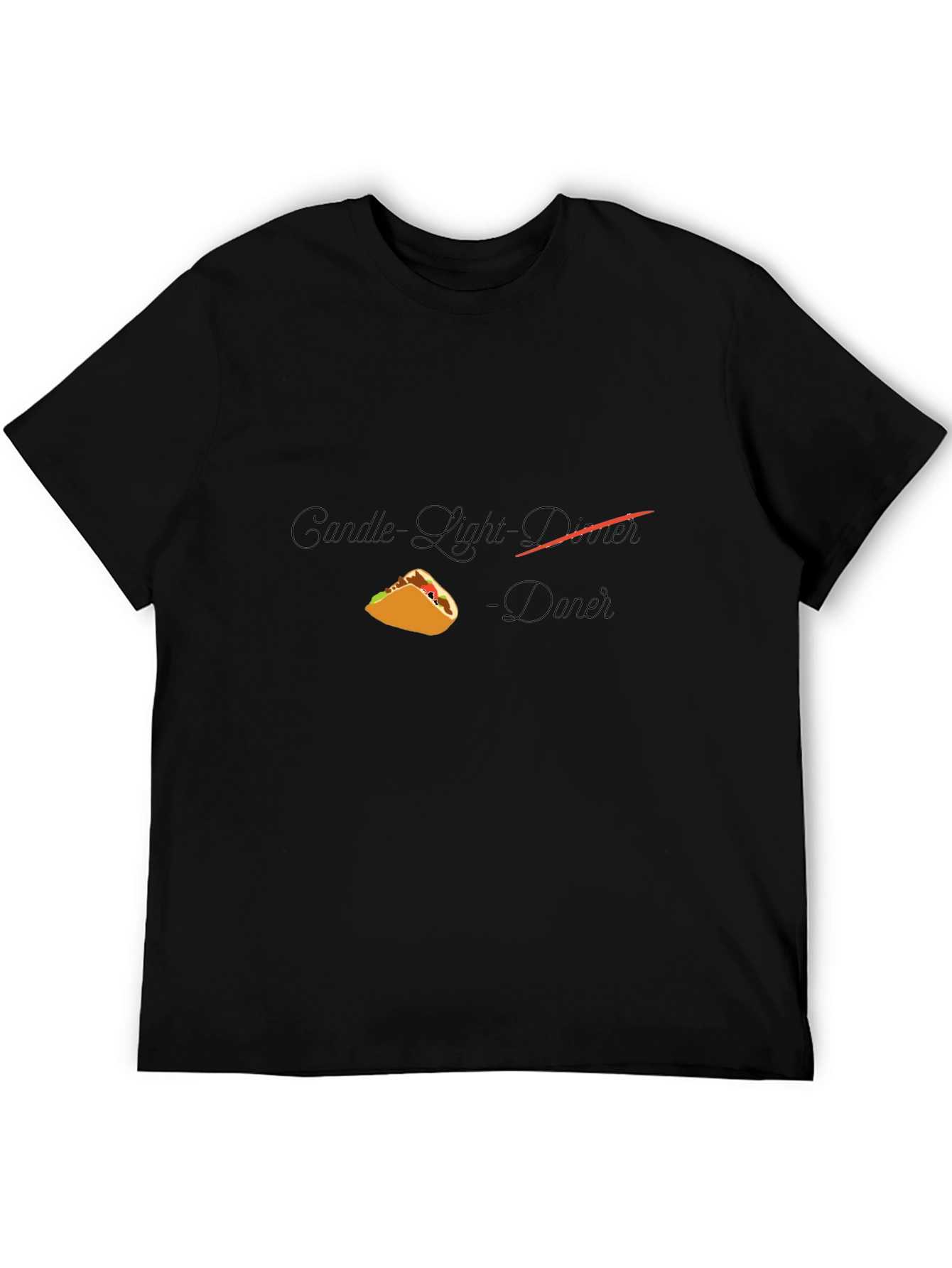 Taco Dinner T-Shirt - Candlelight Novelty Tee