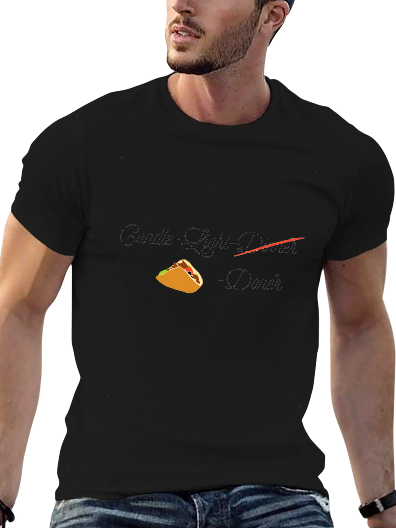 Taco Dinner T-Shirt - Candlelight Novelty Tee