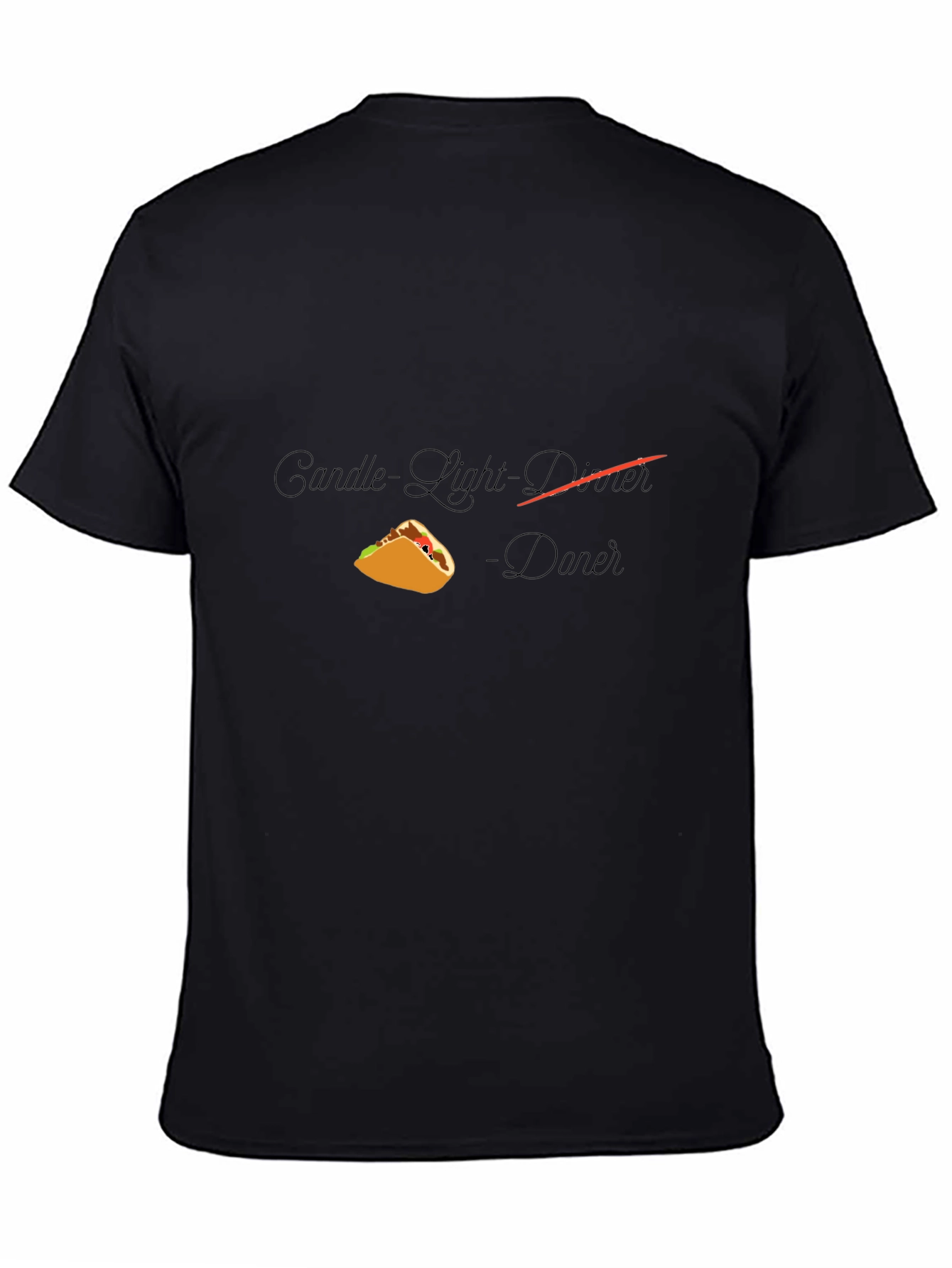 Taco Dinner T-Shirt - Candlelight Novelty Tee