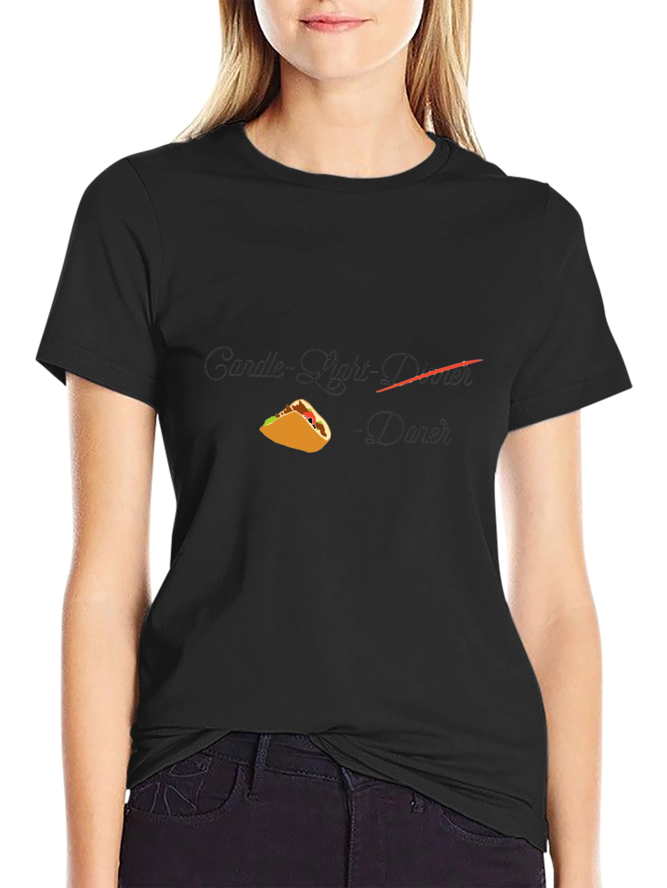Taco Dinner T-Shirt - Candlelight Novelty Tee