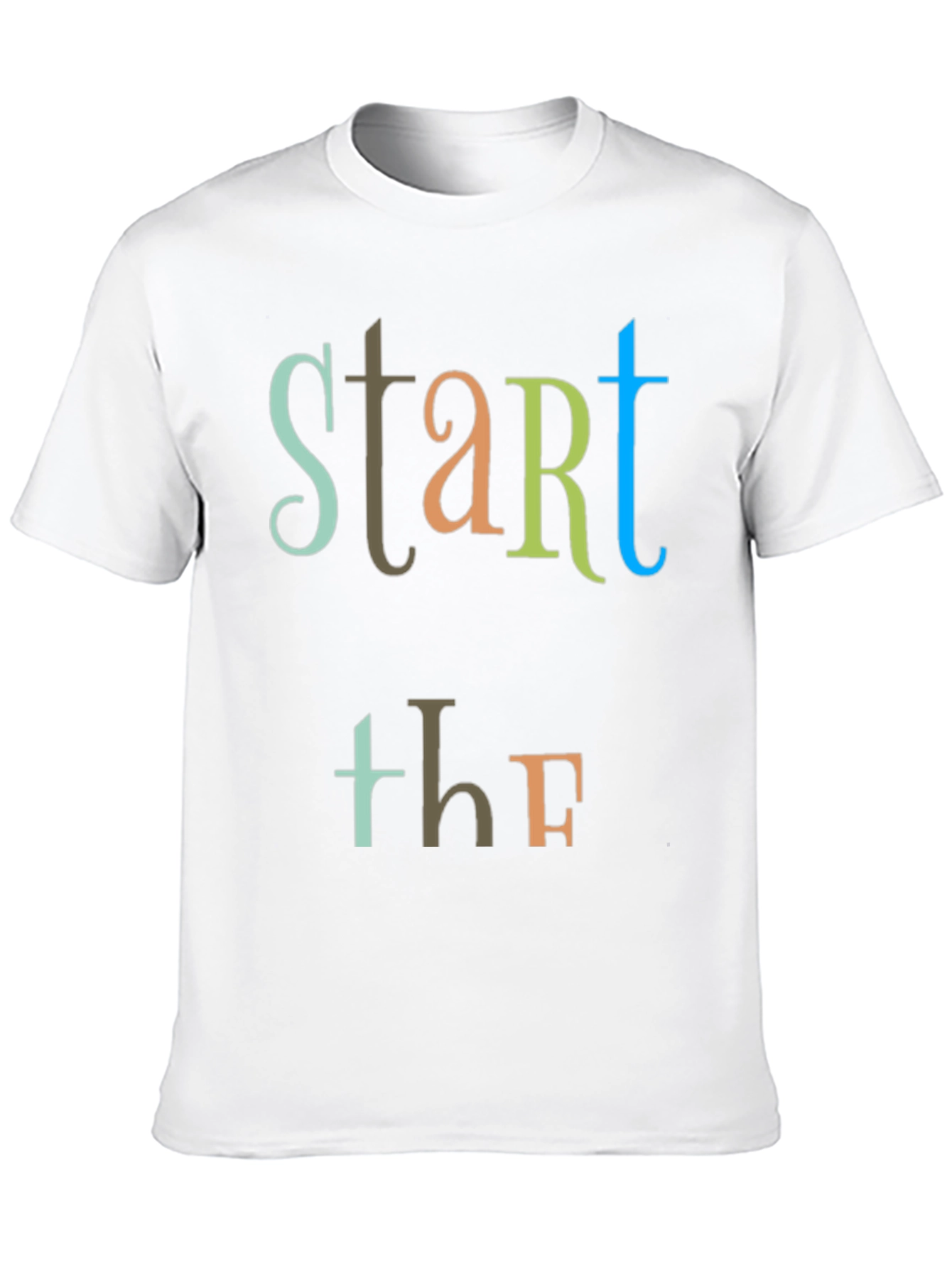 Start the F T-Shirt - Bold Graphic Tee