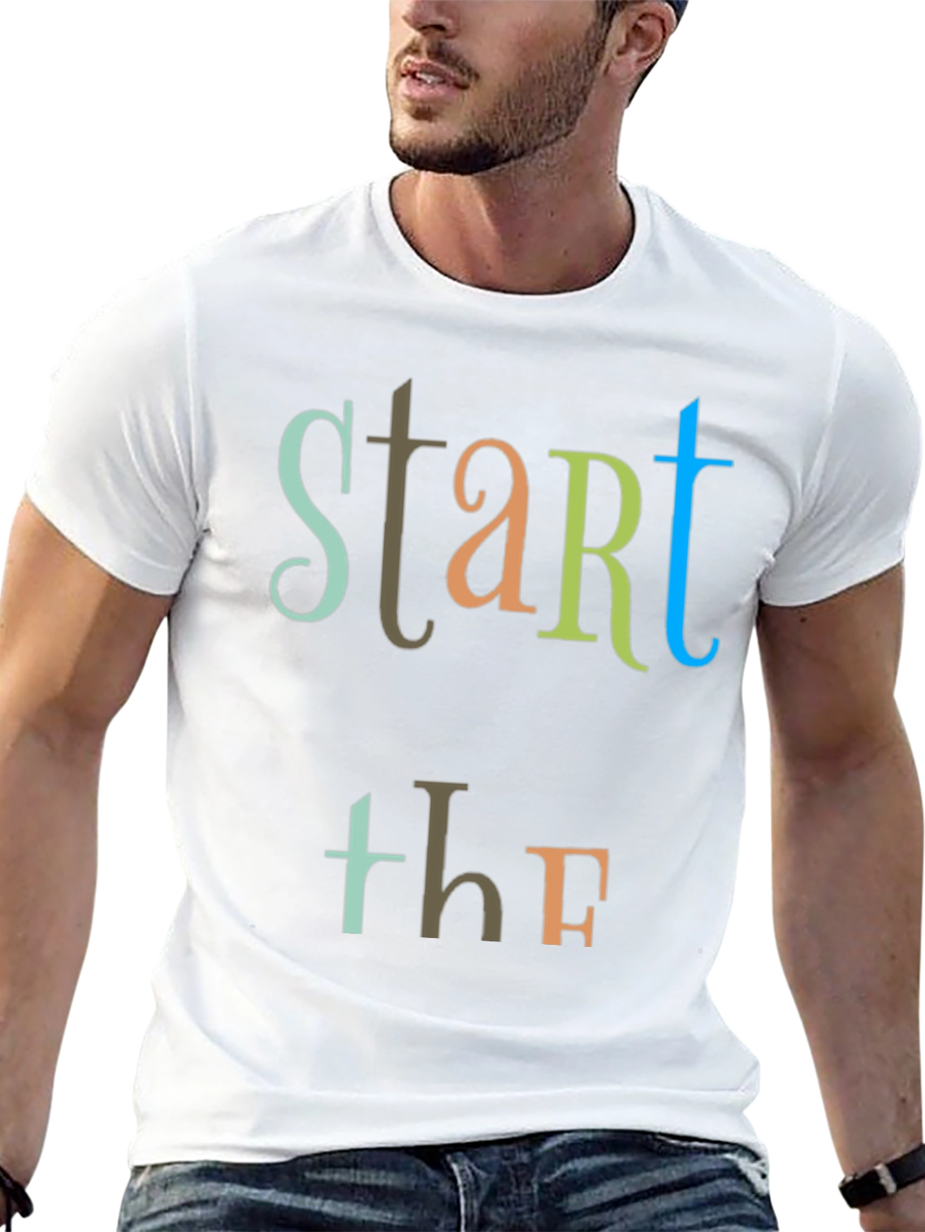 Start the F T-Shirt - Bold Graphic Tee