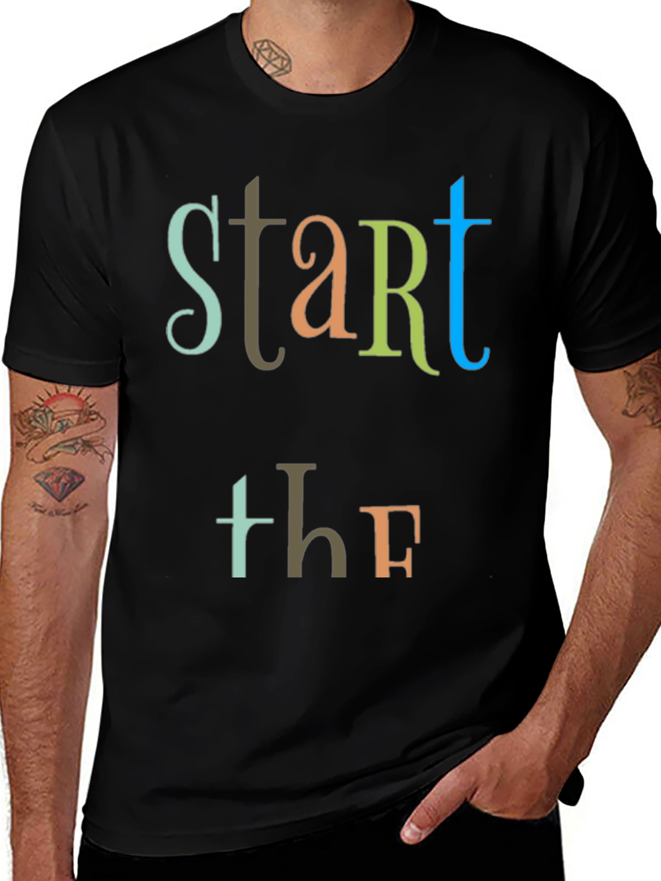 Start the F T-Shirt - Bold Graphic Tee