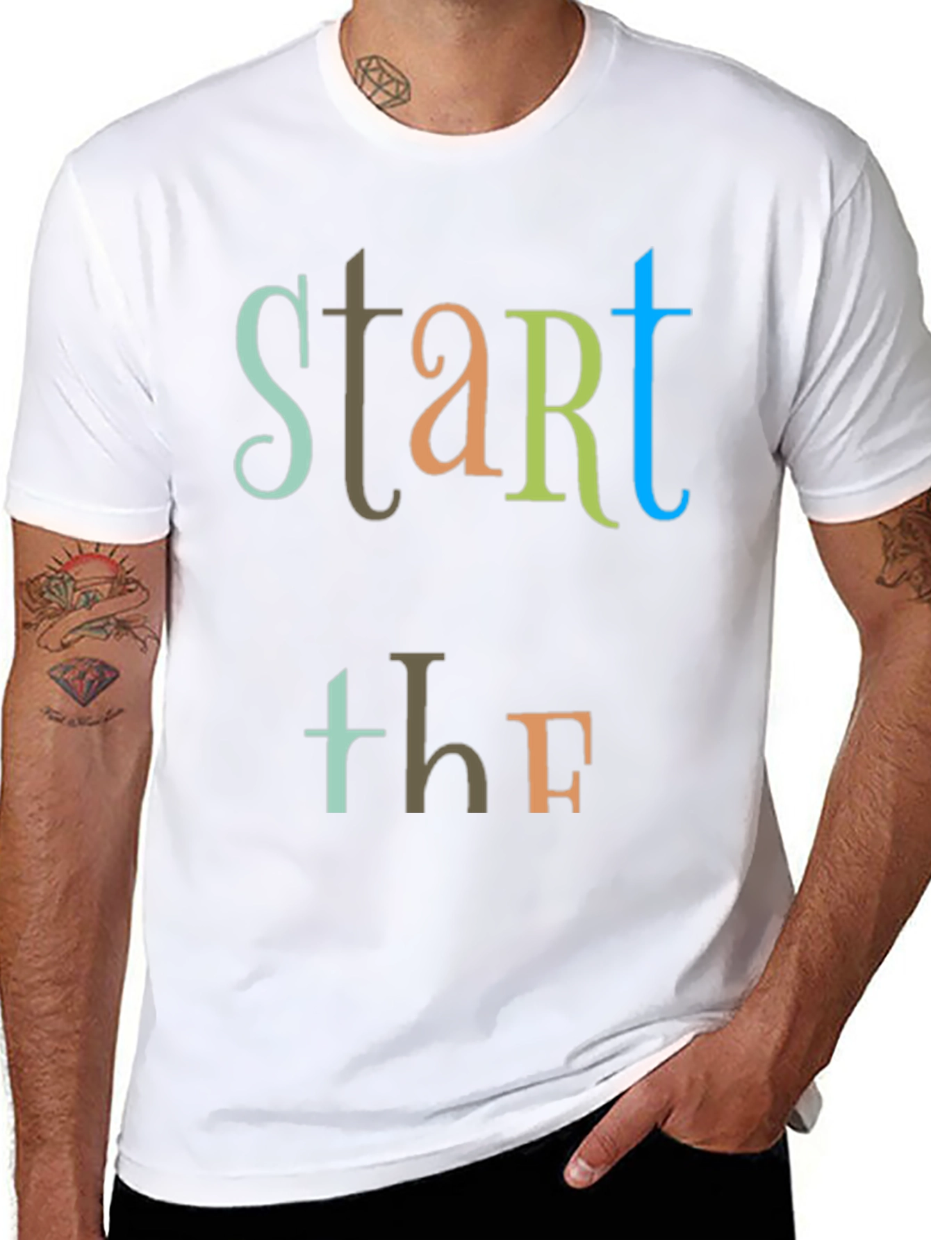 Start the F T-Shirt - Bold Graphic Tee