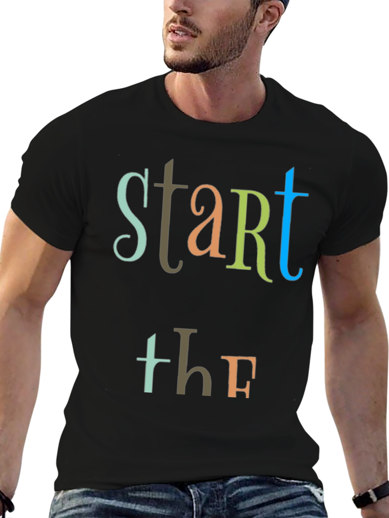 Start the F T-Shirt - Bold Graphic Tee