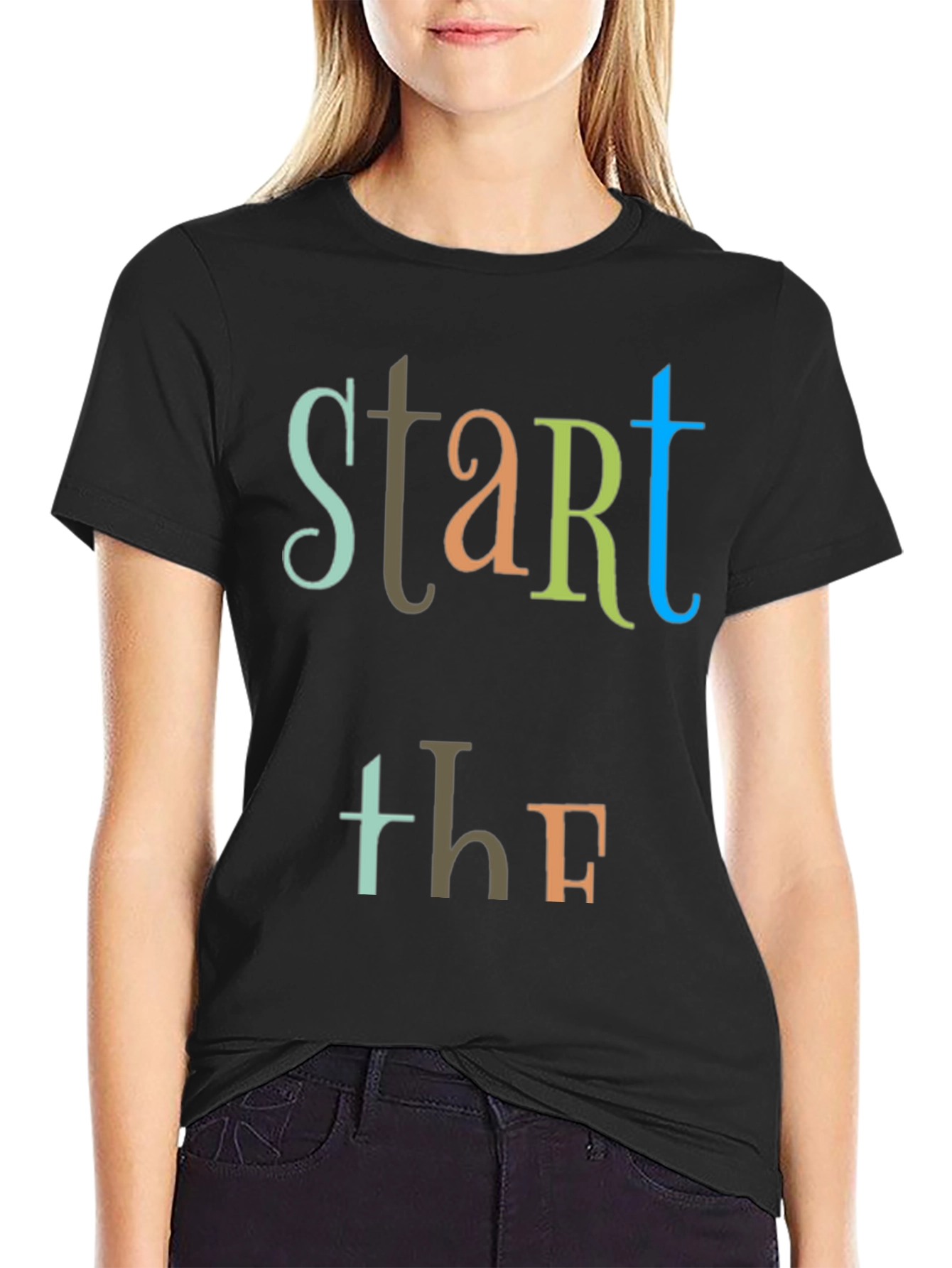 Start the F T-Shirt - Bold Graphic Tee