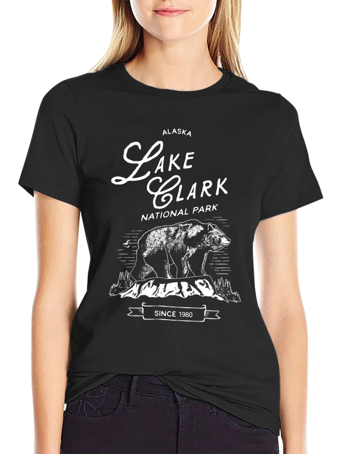 Lake Clark National Park T-Shirt - Alaska Bear Tee