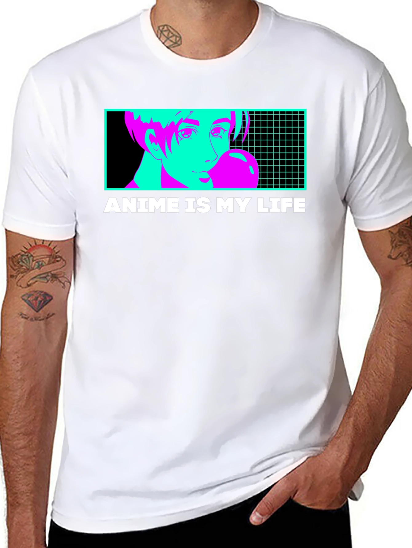 Anime Is My Life T-Shirt - Vaporwave Design