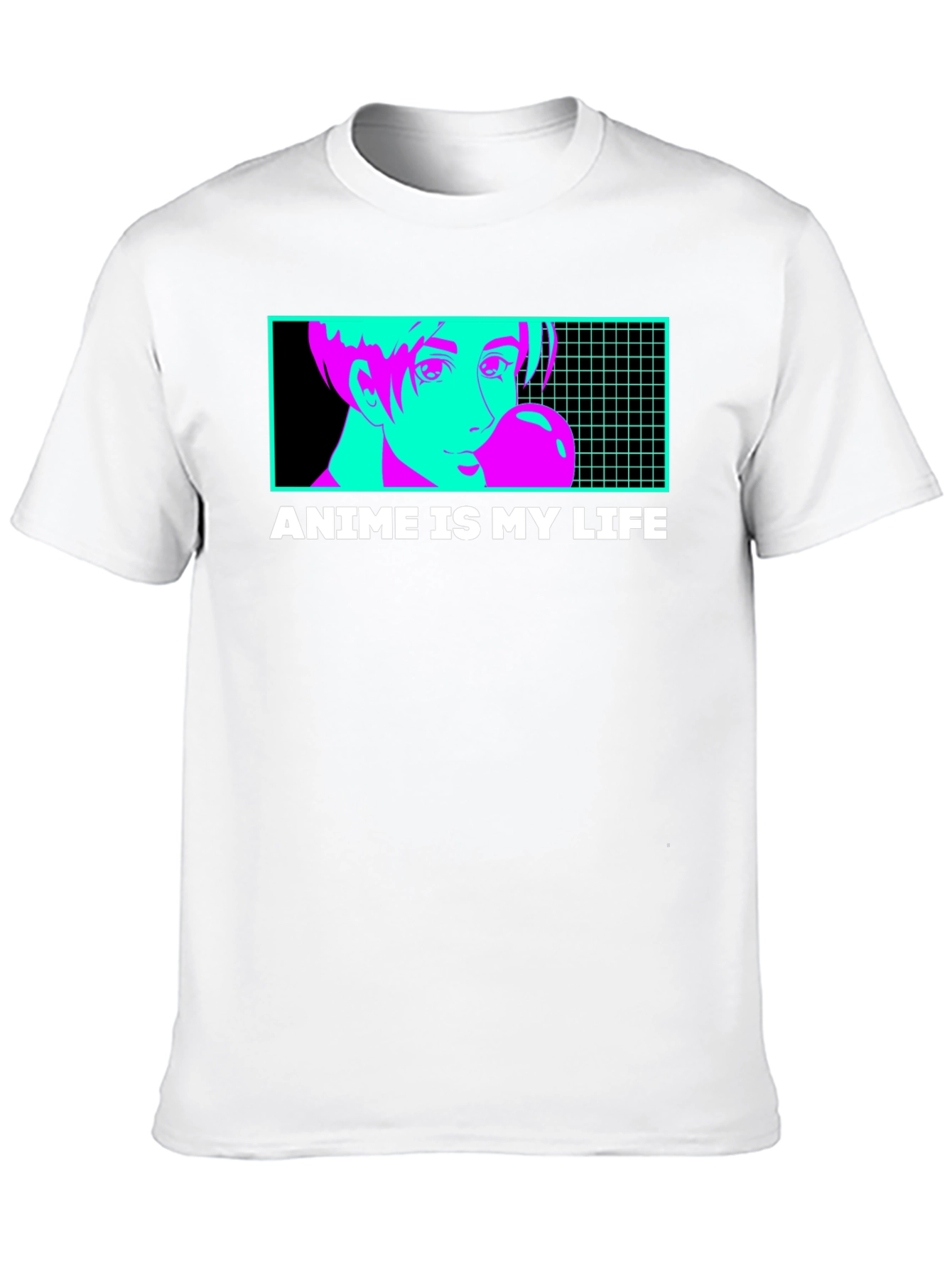 Anime Is My Life T-Shirt - Vaporwave Design