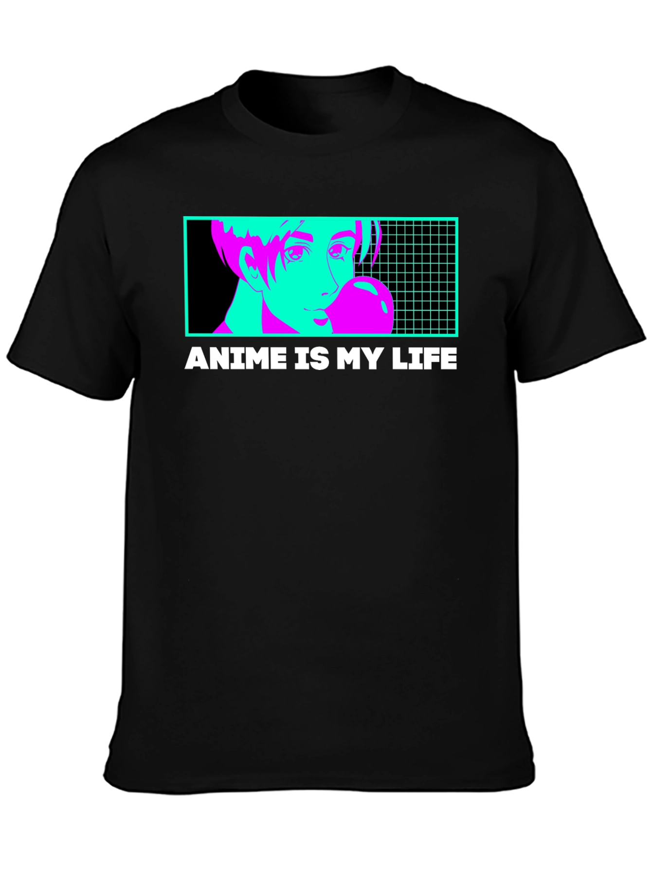 Anime Is My Life T-Shirt - Vaporwave Design