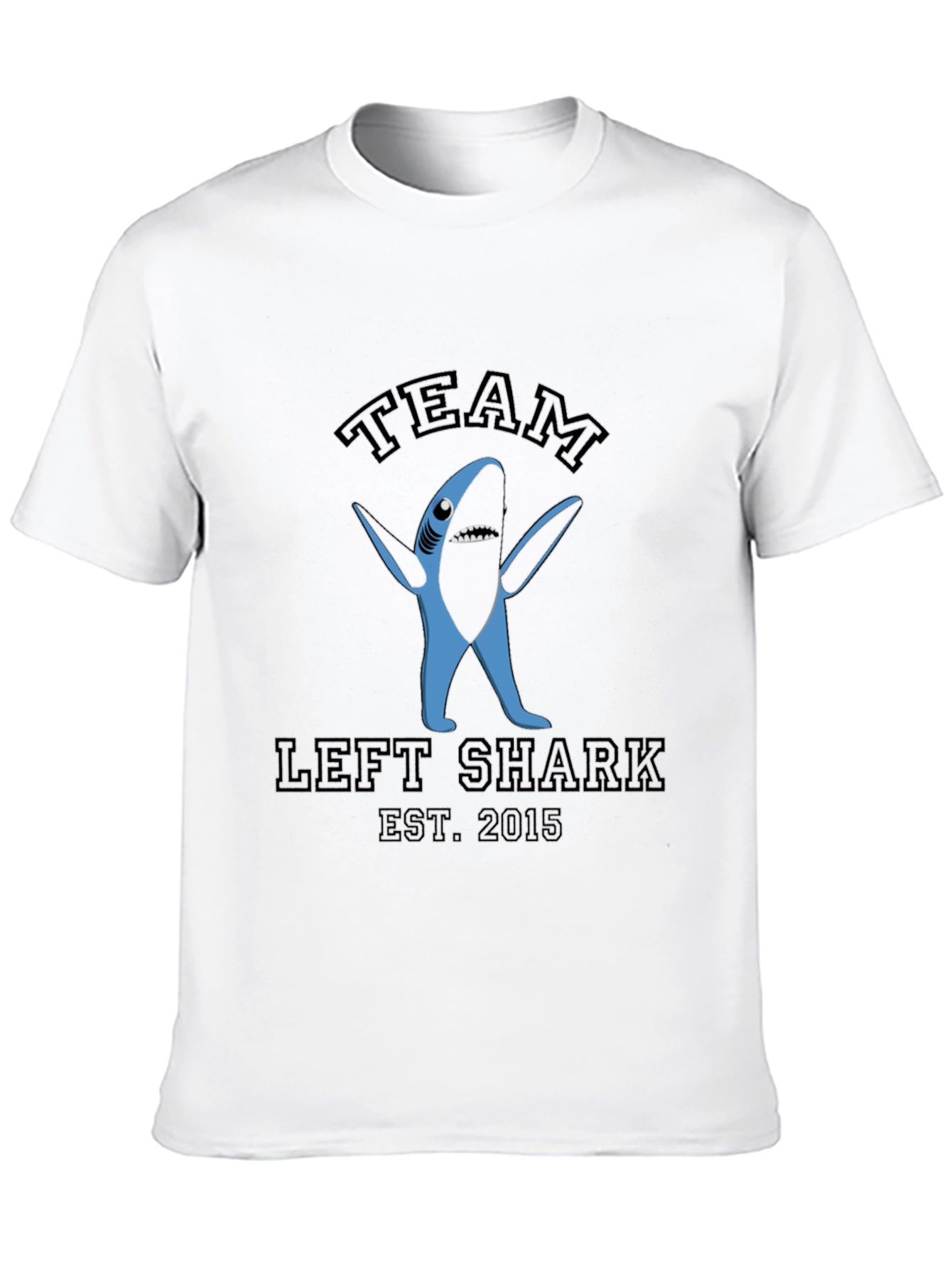 Team Left Shark Est. 2015 Black Graphic T-Shirt