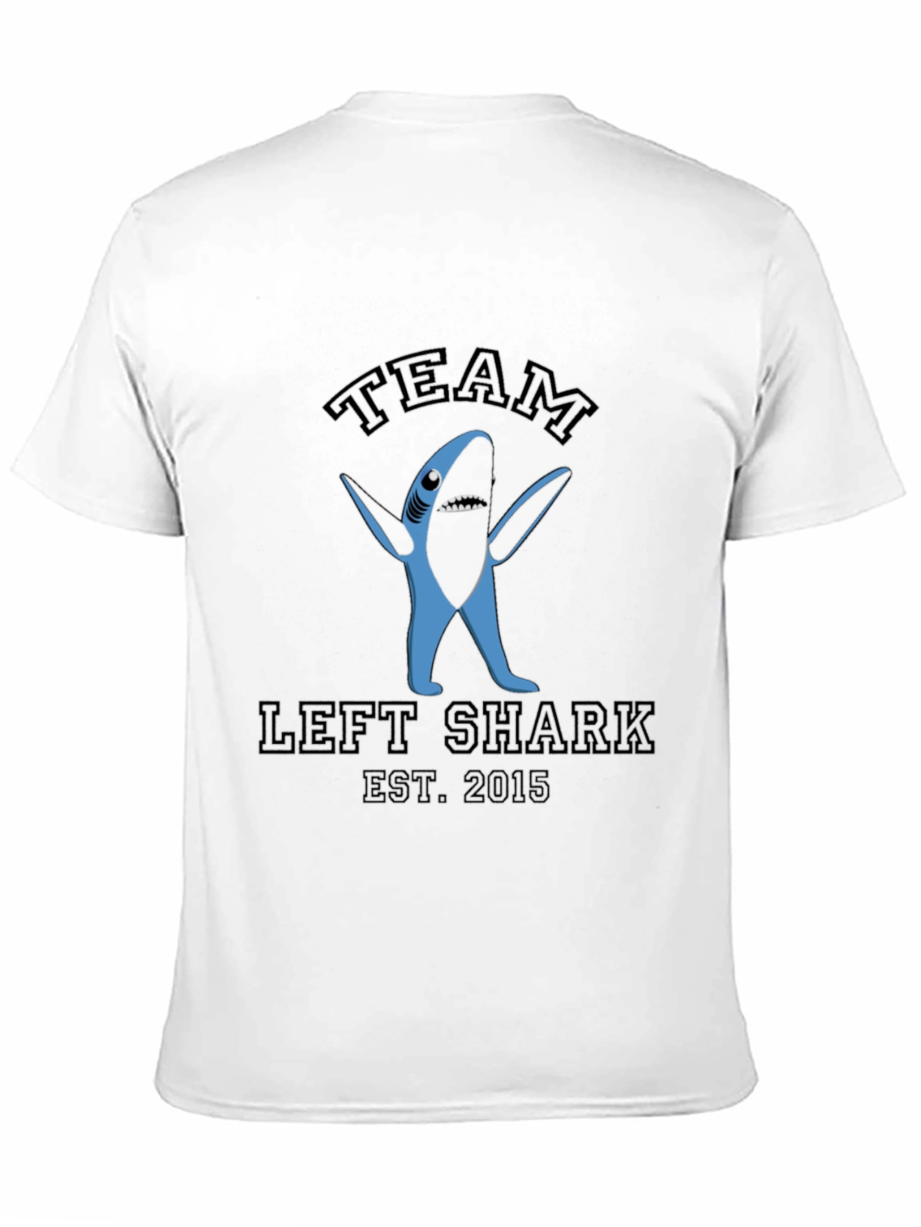Team Left Shark Est. 2015 Black Graphic T-Shirt