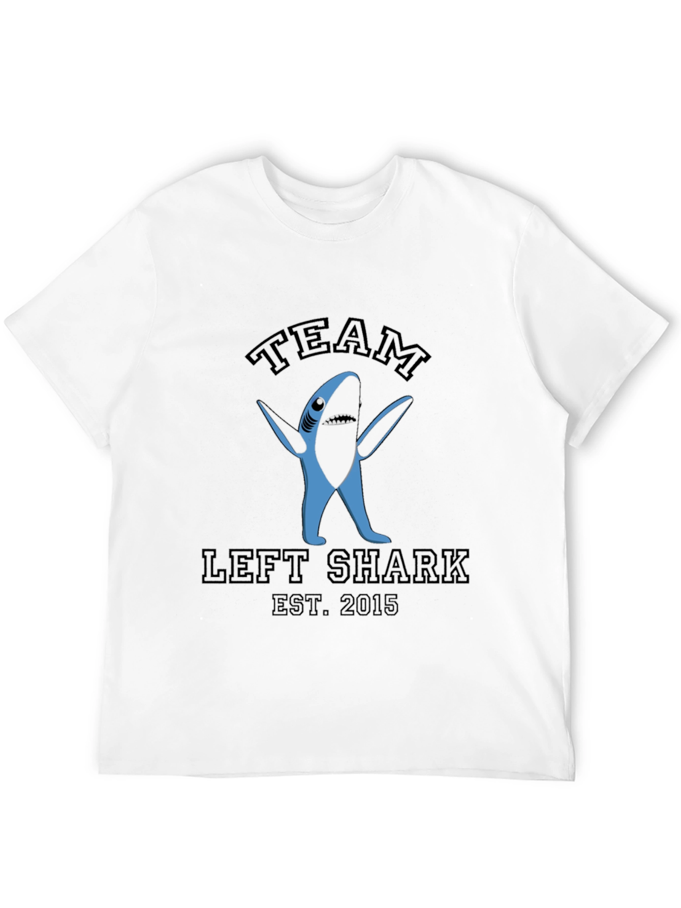 Team Left Shark Est. 2015 Black Graphic T-Shirt