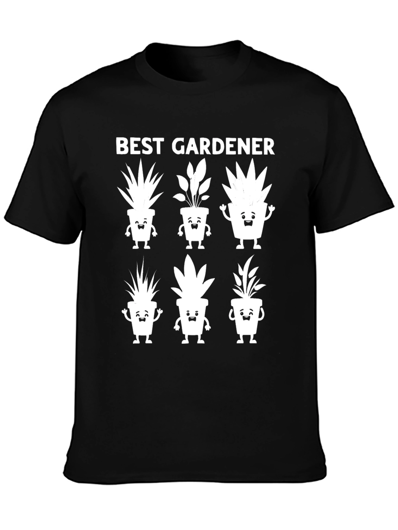 Best Gardener T-Shirt - Cute Plant Design Gardening Gift