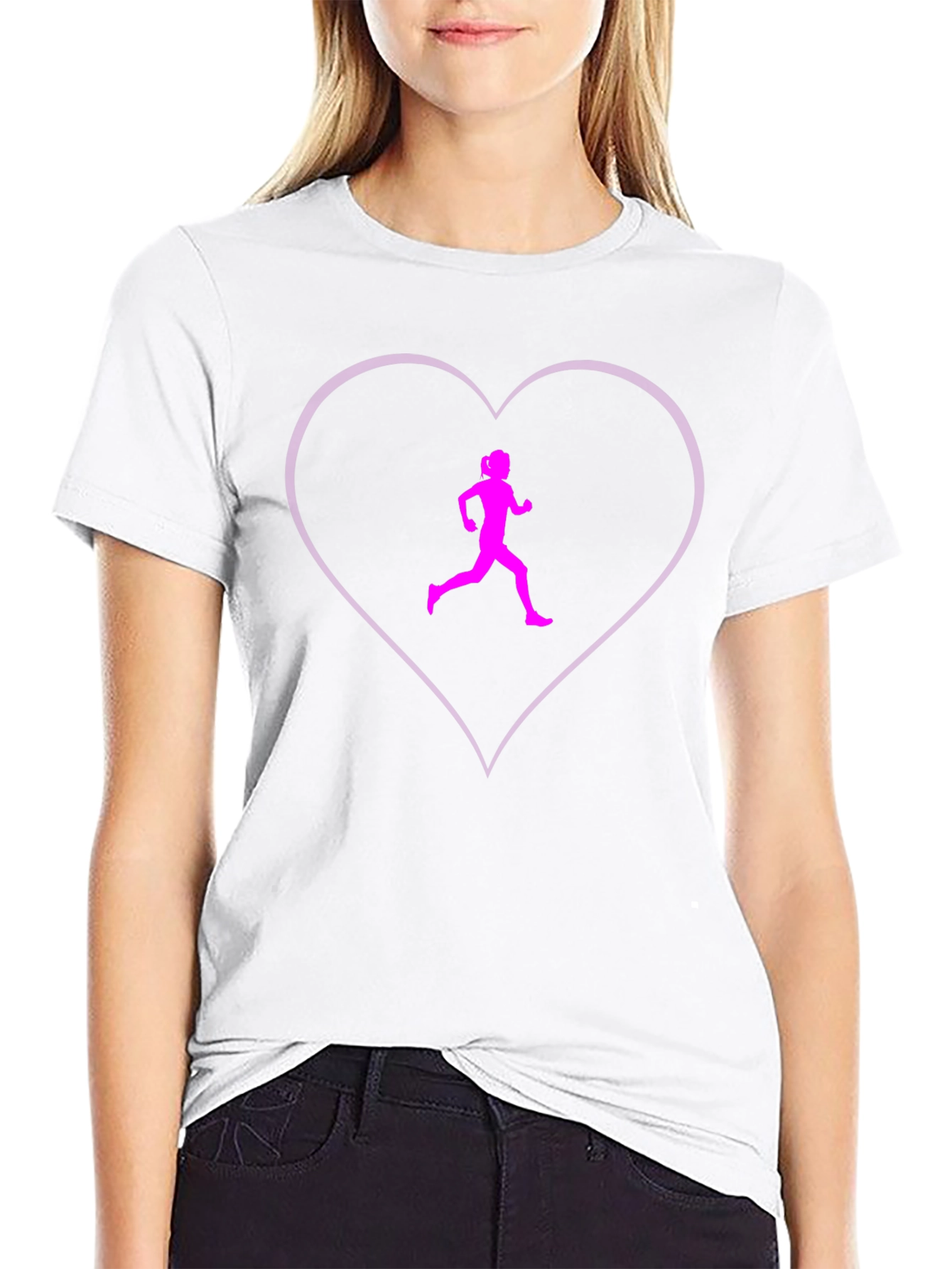 Runners Heart T-Shirt - Love to Run!
