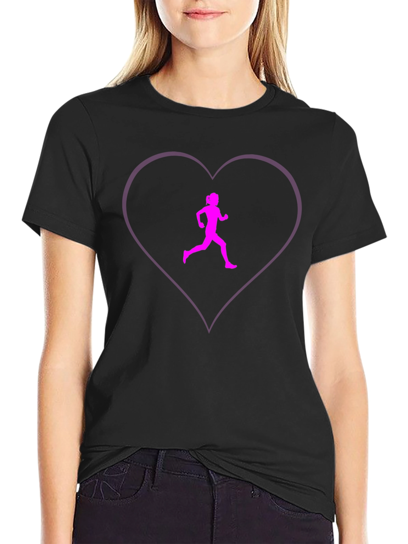 Runners Heart T-Shirt - Love to Run!