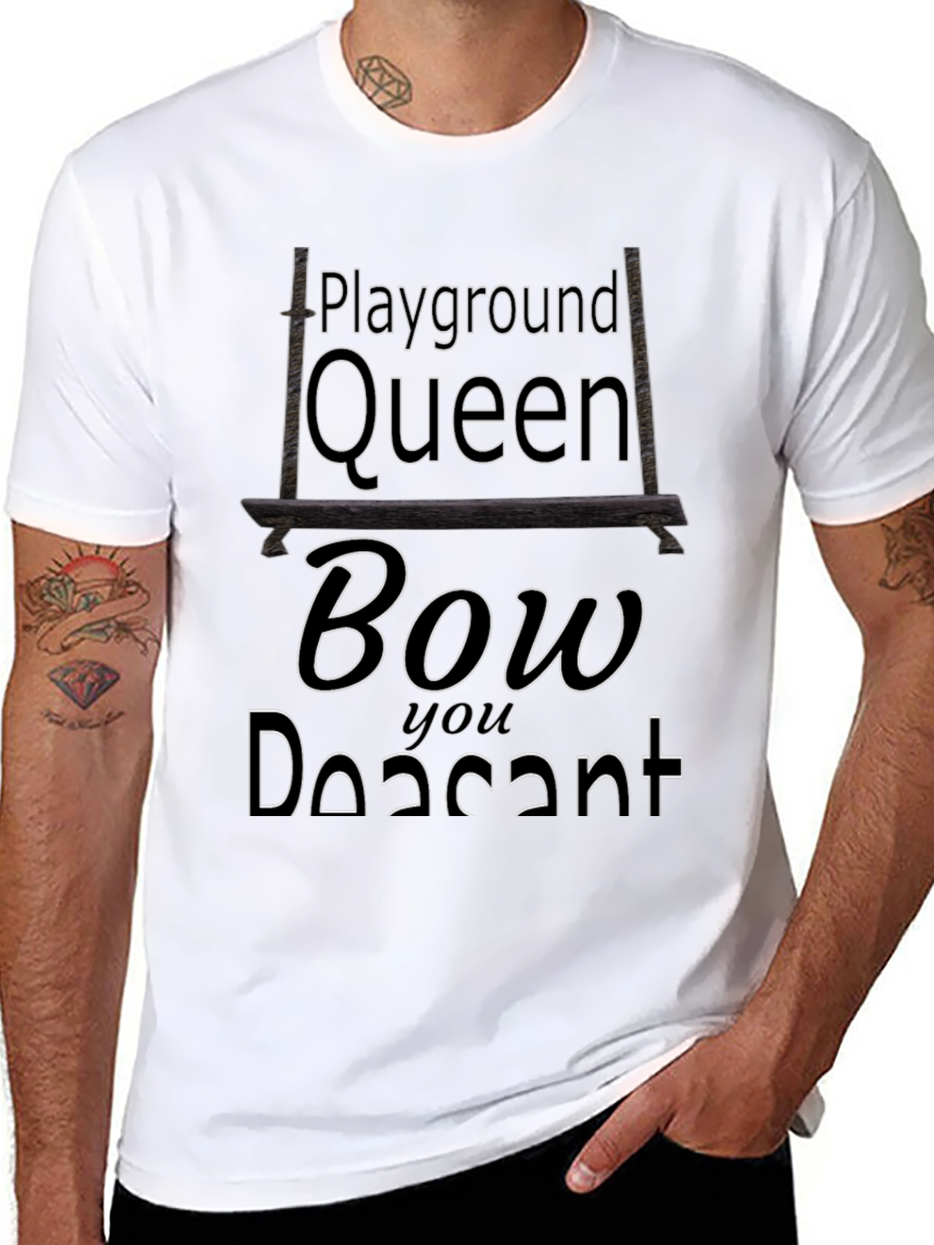 Playground Queen Bow You Descend T-Shirt