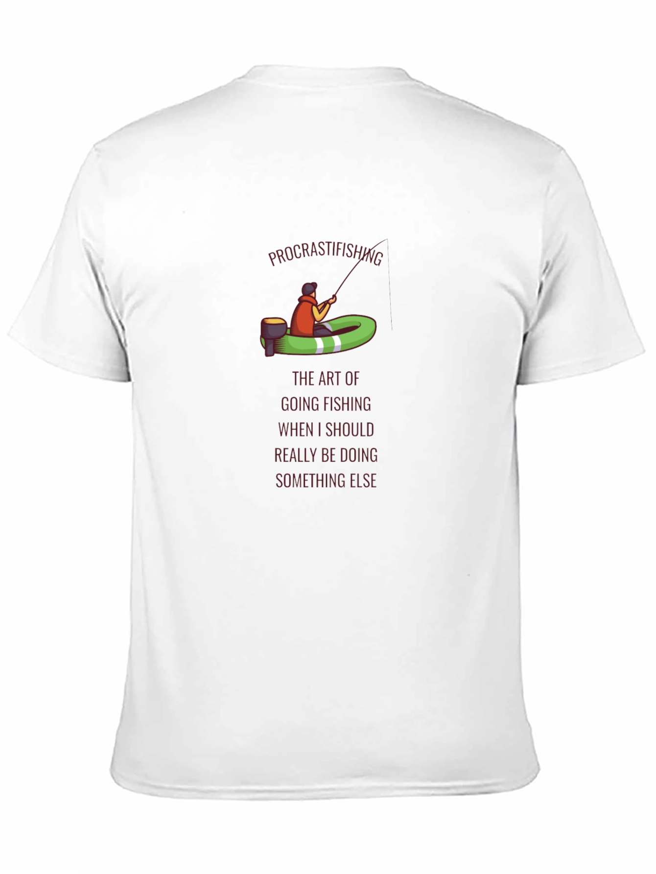 Procrastifishing T-Shirt: Funny Fishing Tee
