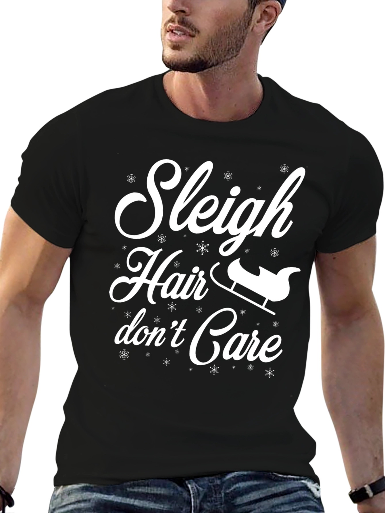 Sleigh Hair Dont Care Graphic Tee
