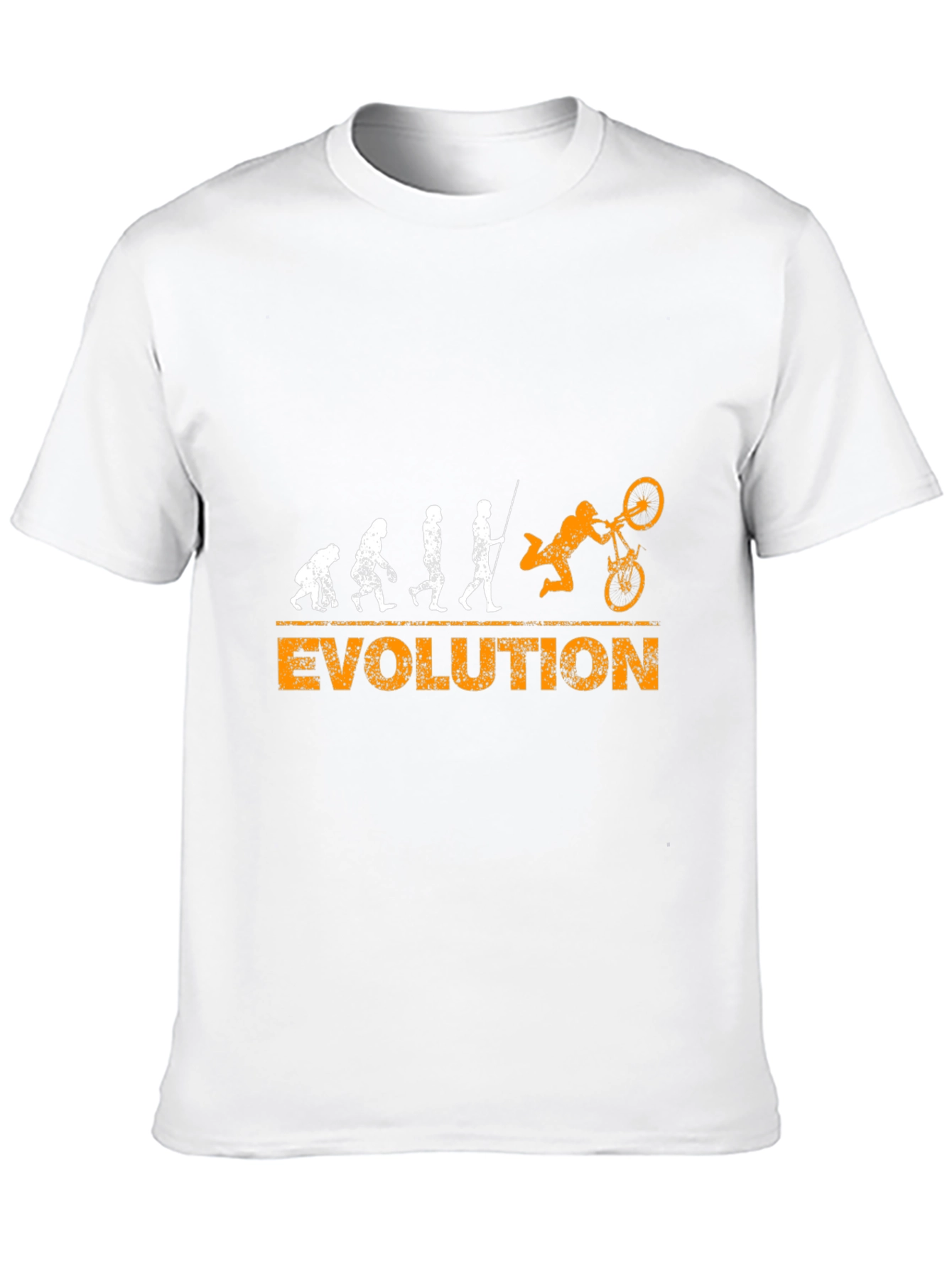 Evolution of Biking Black T-Shirt