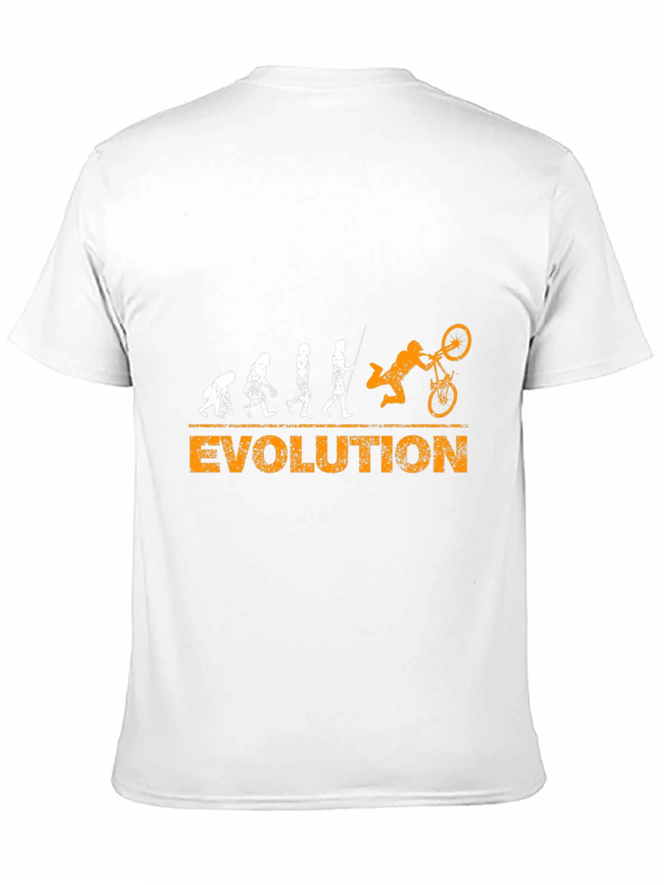 Evolution of Biking Black T-Shirt
