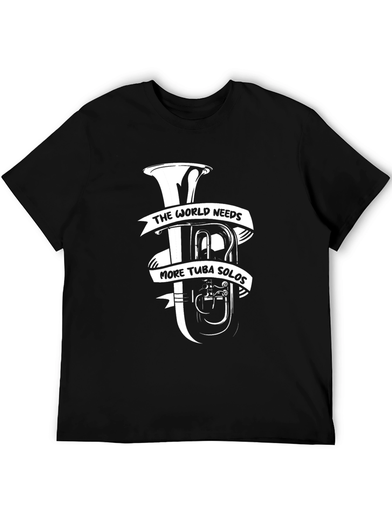 Tuba Solo Graphic T-Shirt - Music Lover Tee