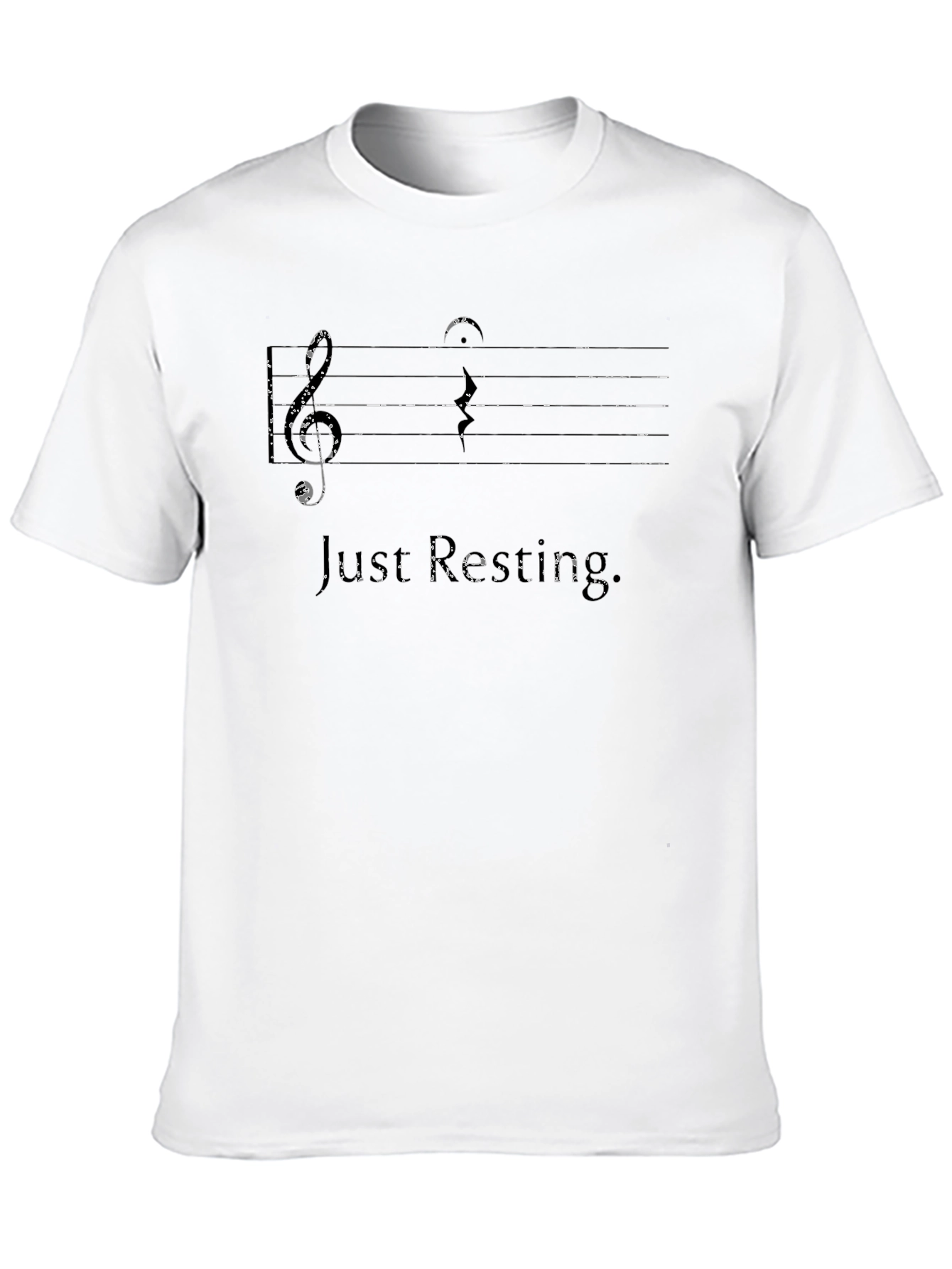 Just Resting Black Music T-Shirt