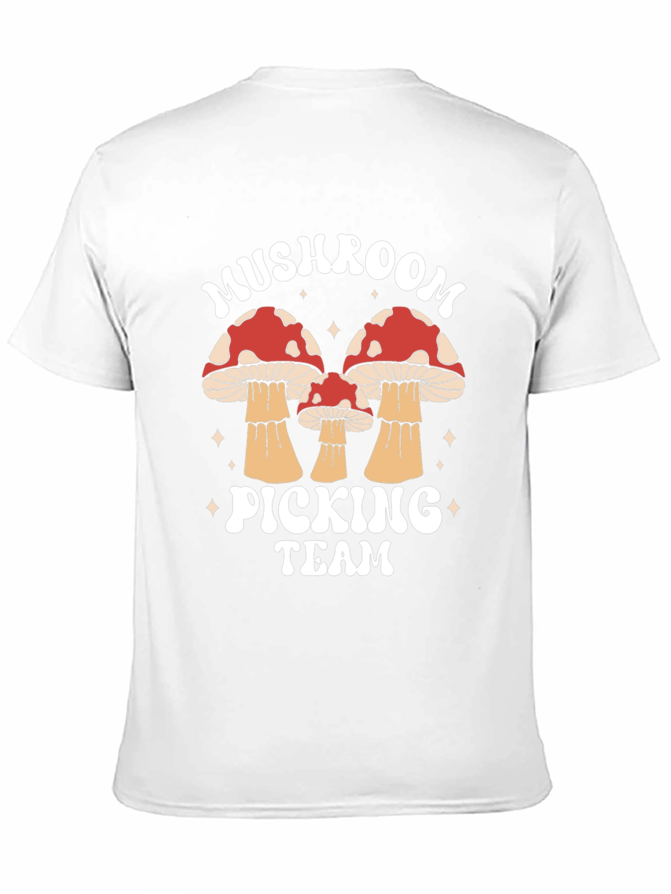 Mushroom Picking Team Graphic T-Shirt