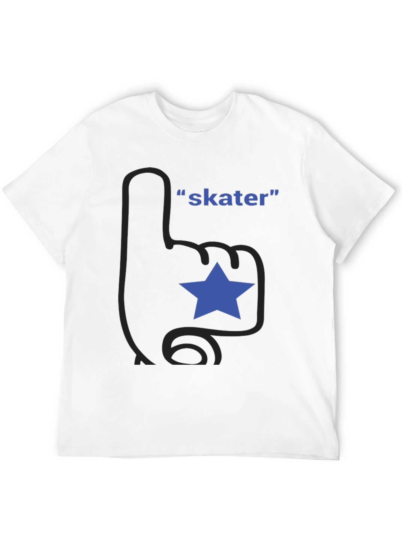 Skater Star Black T-Shirt