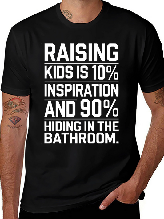 Raising Kids T-Shirt: Humor Inspiration Comfort