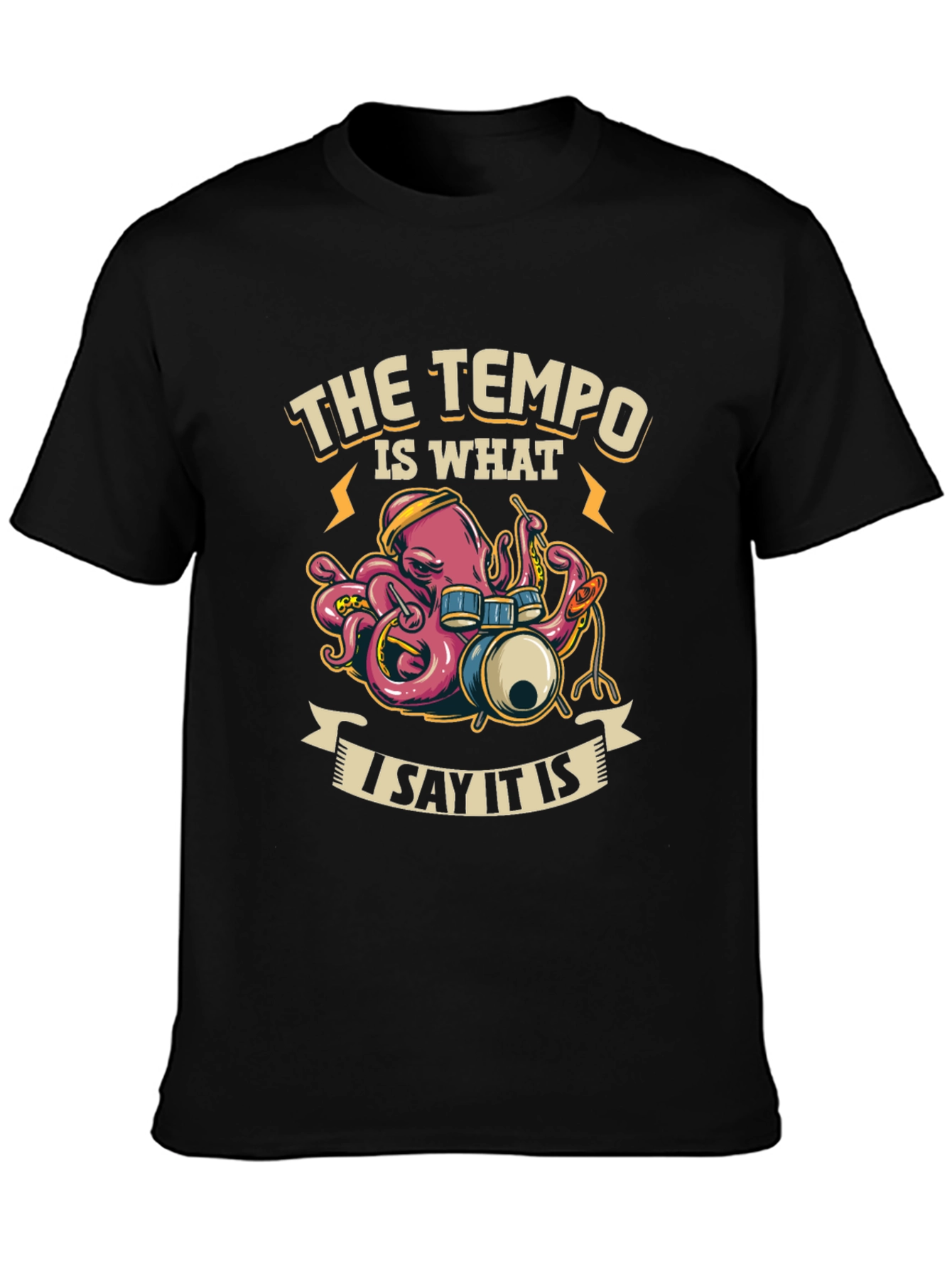 Tempo Octopus Drummer T-Shirt