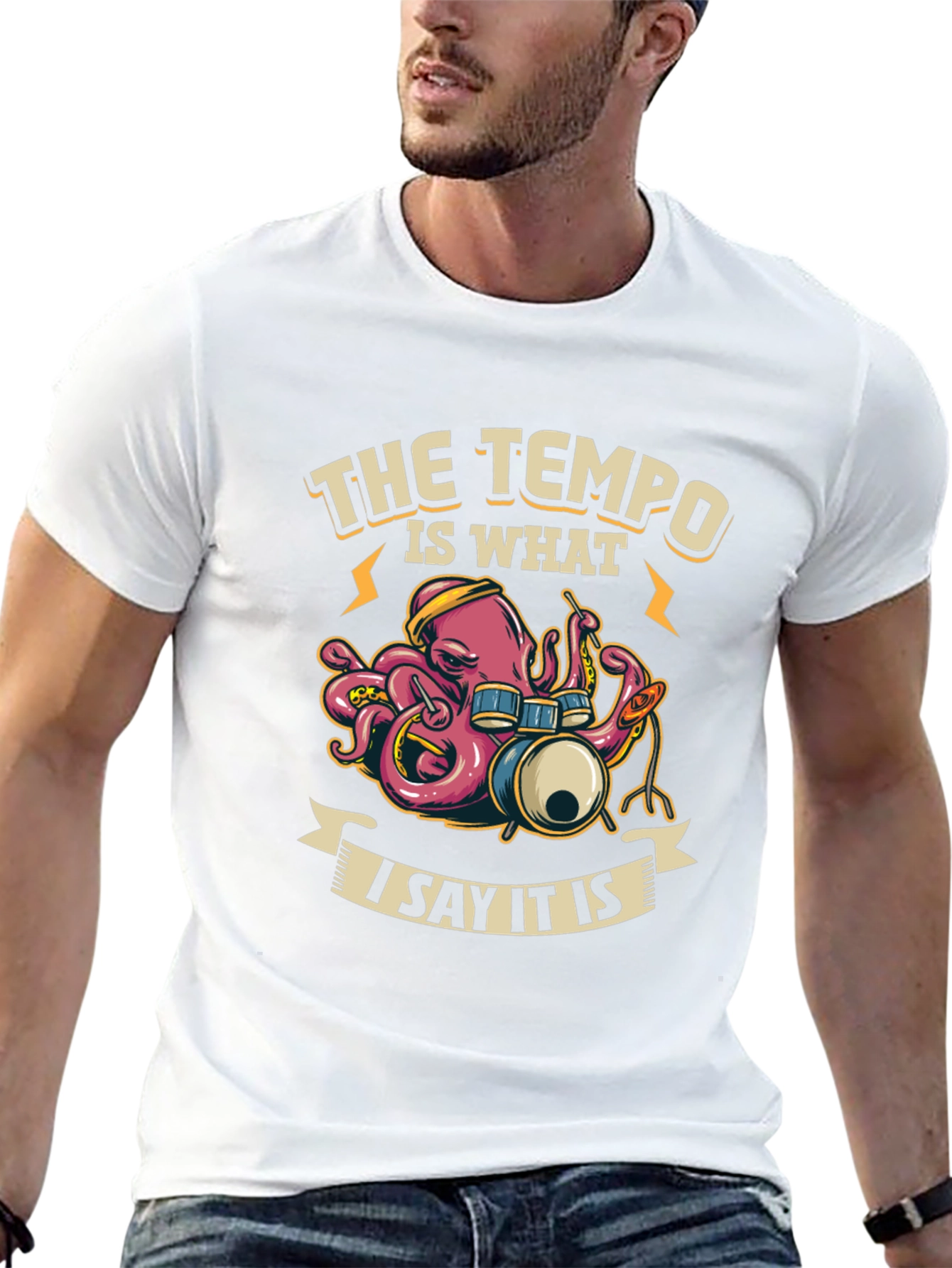 Tempo Octopus Drummer T-Shirt