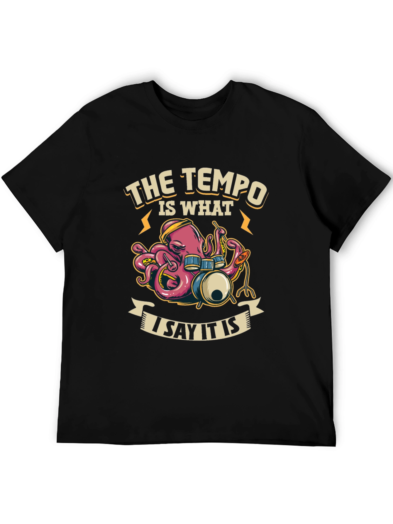 Tempo Octopus Drummer T-Shirt