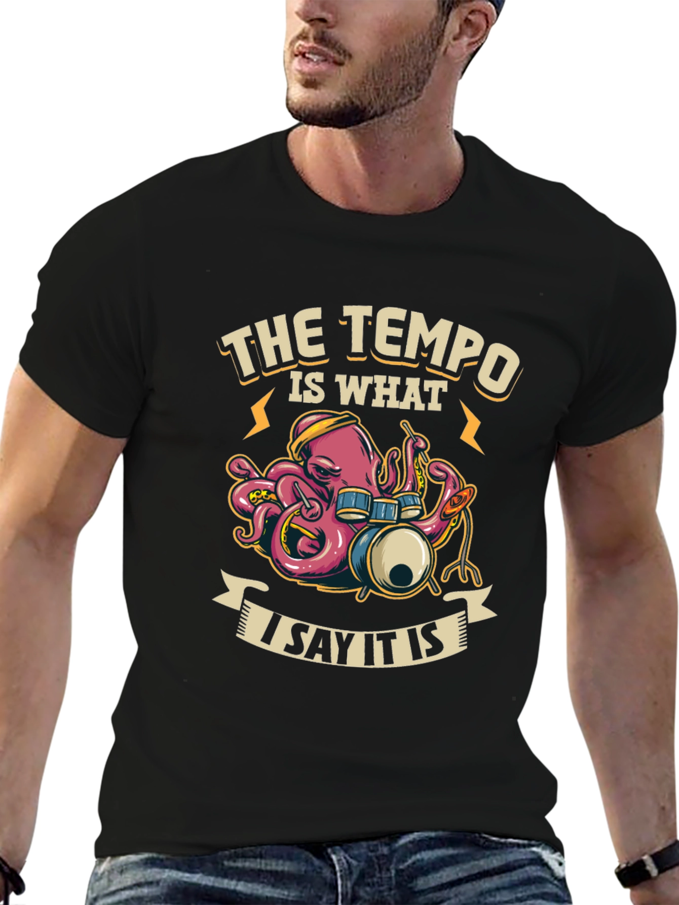 Tempo Octopus Drummer T-Shirt