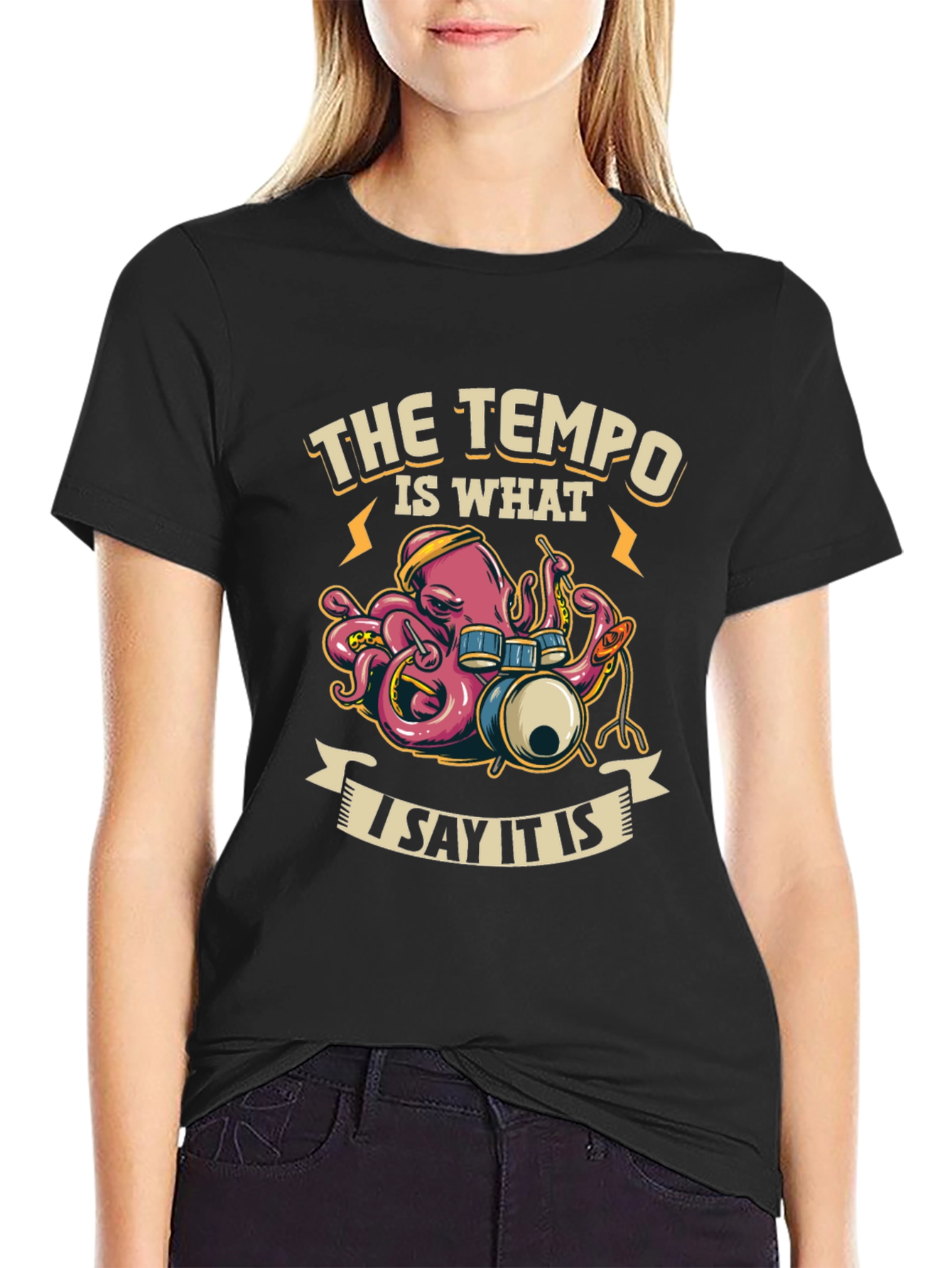 Tempo Octopus Drummer T-Shirt