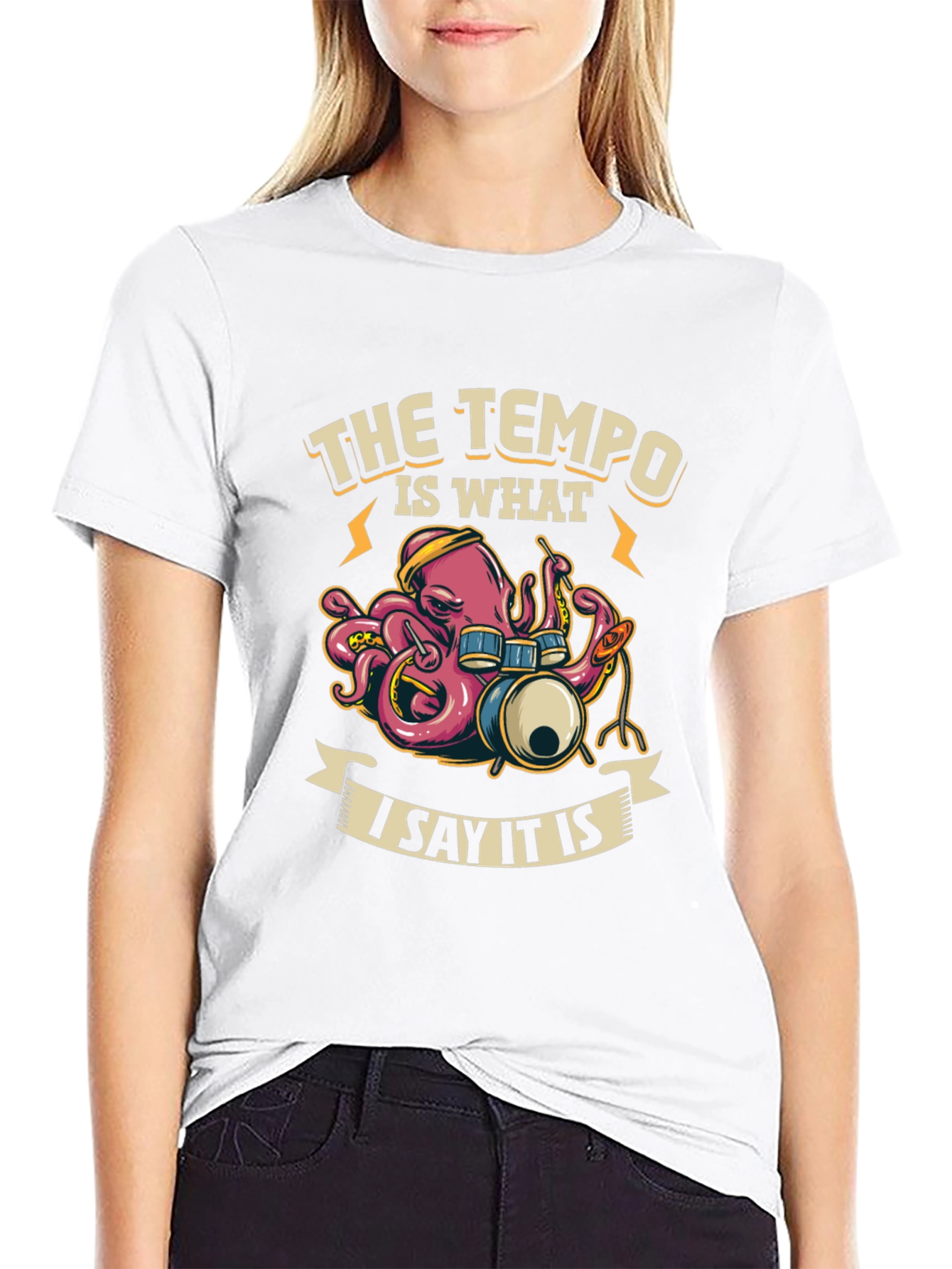 Tempo Octopus Drummer T-Shirt