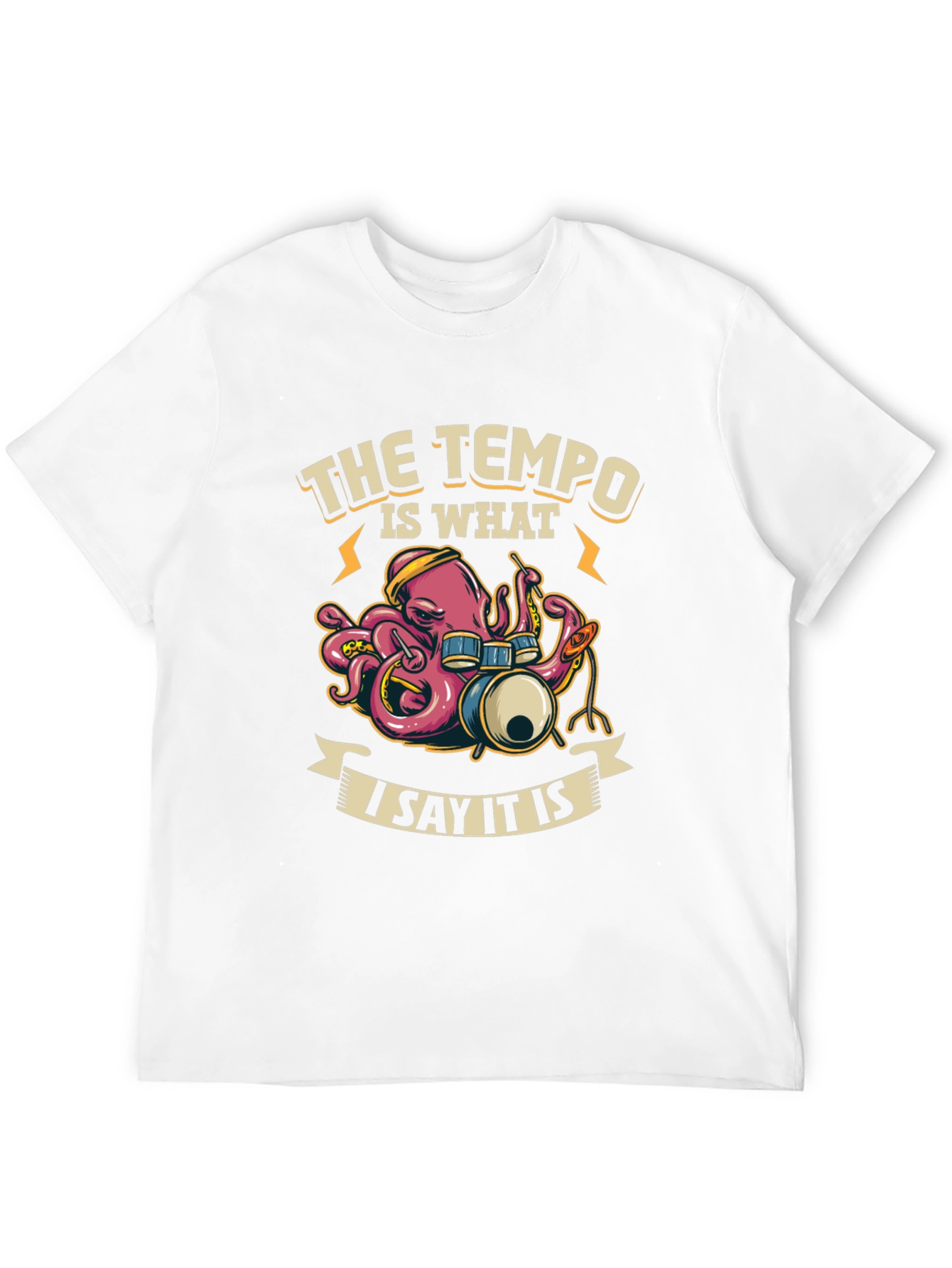 Tempo Octopus Drummer T-Shirt