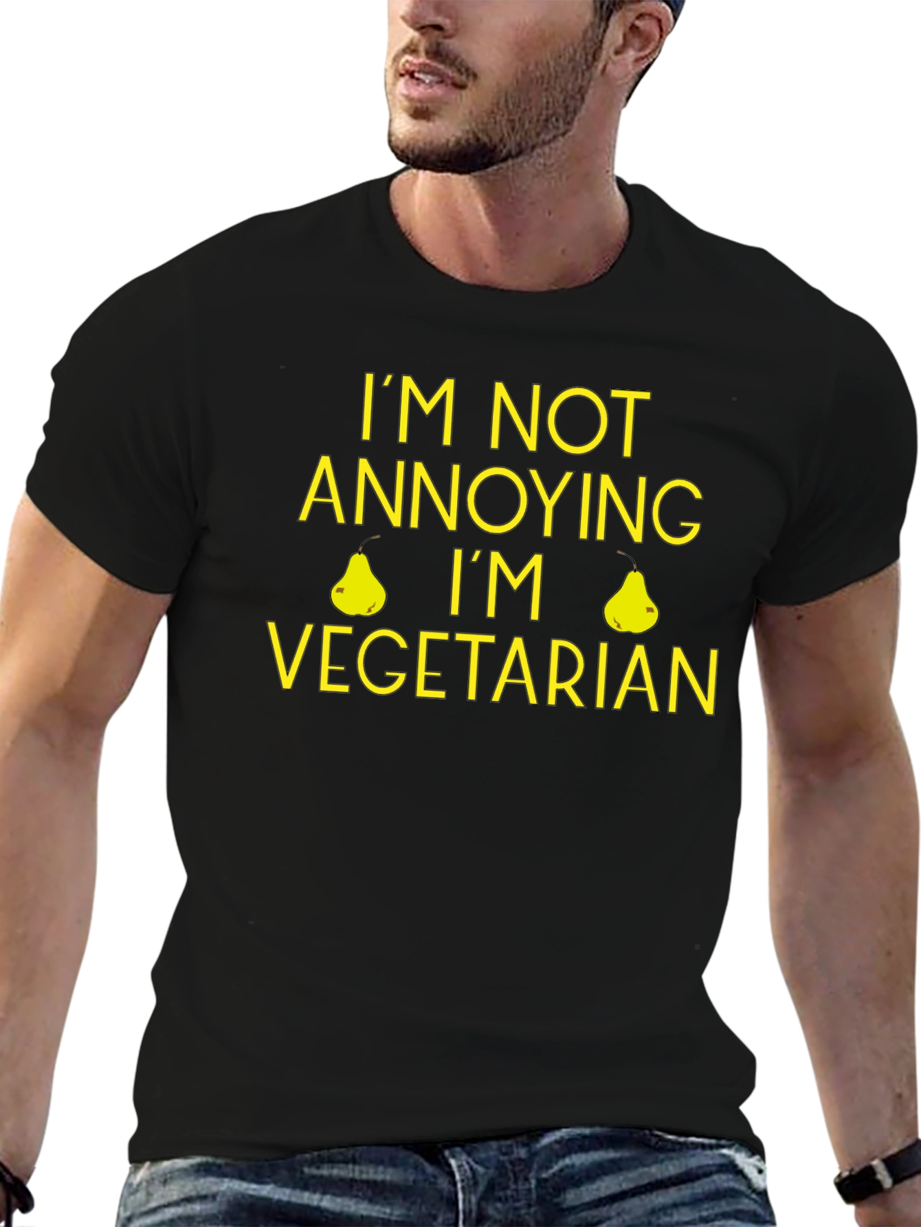 Funny Vegetarian T-Shirt - Im Not Annoying