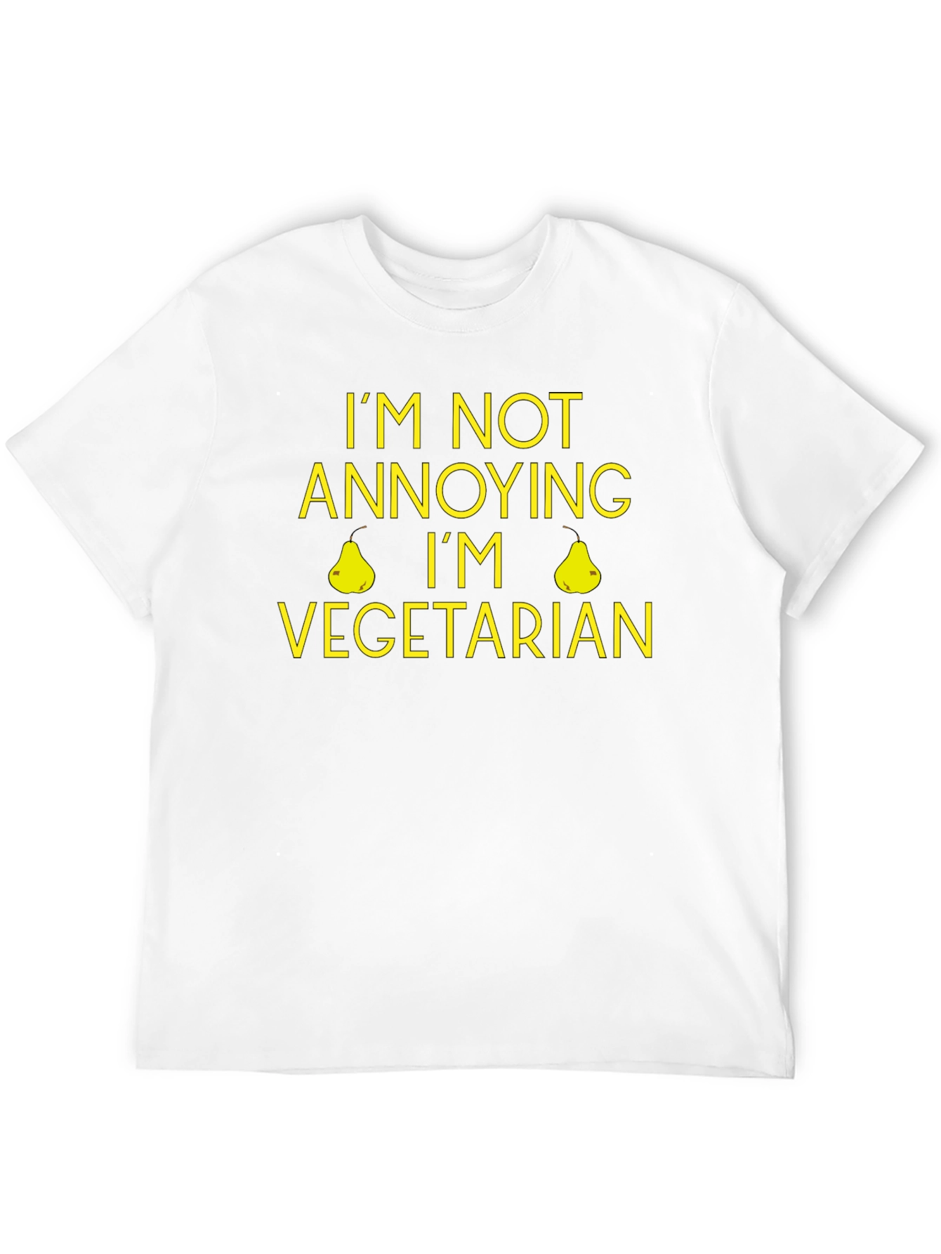 Funny Vegetarian T-Shirt - Im Not Annoying