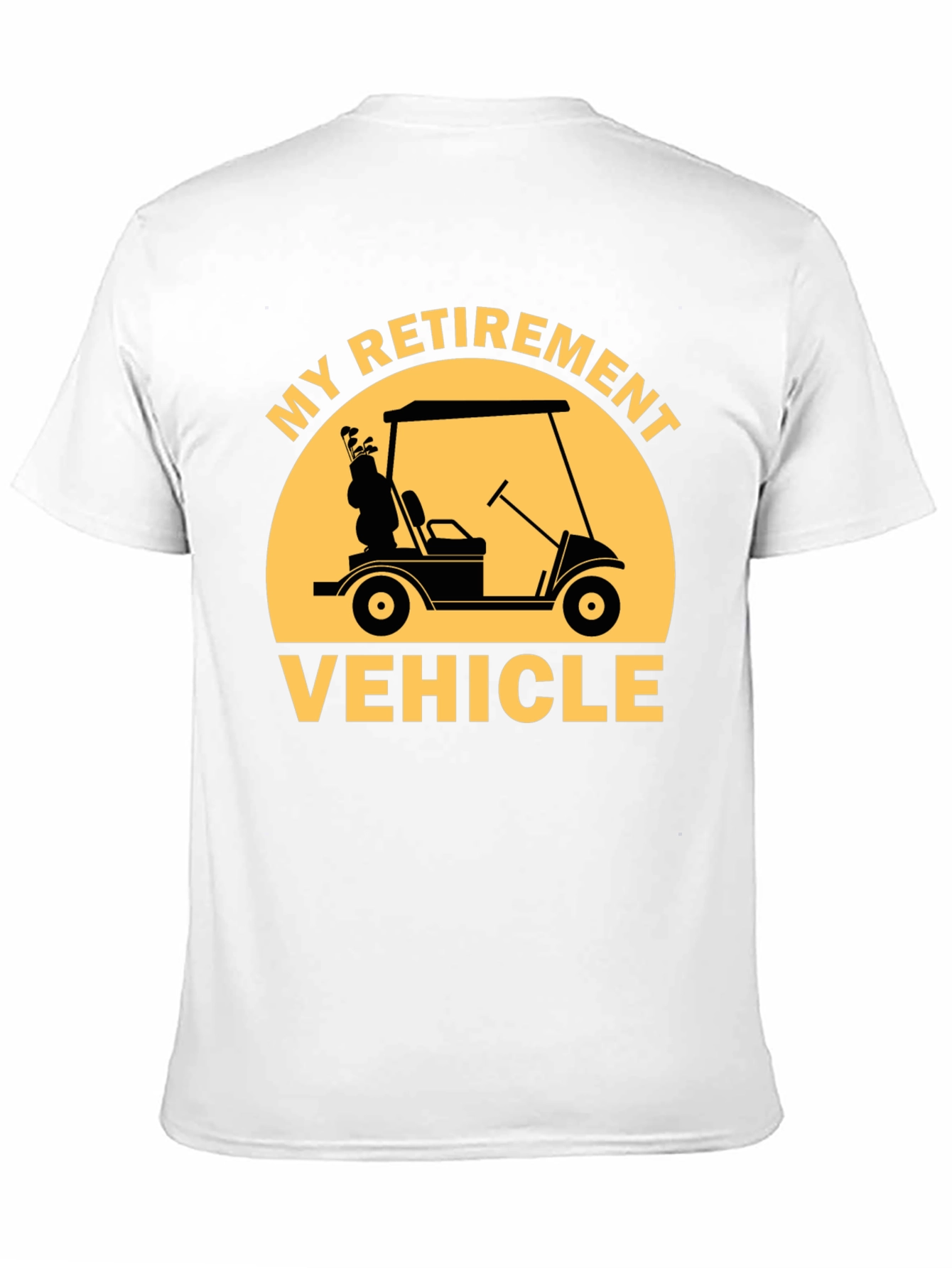 Retirement Vehicle Golf Cart T-Shirt