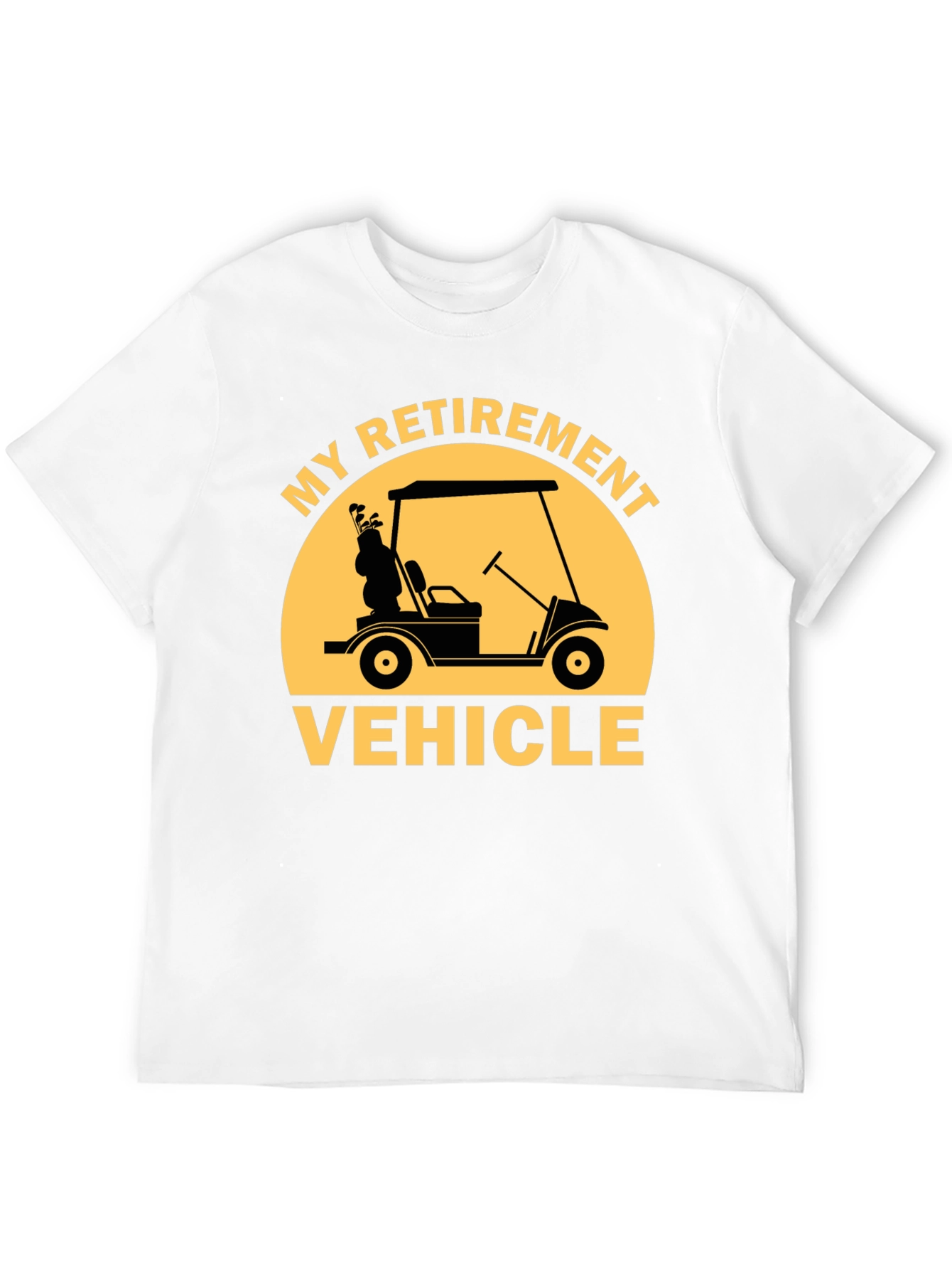 Retirement Vehicle Golf Cart T-Shirt