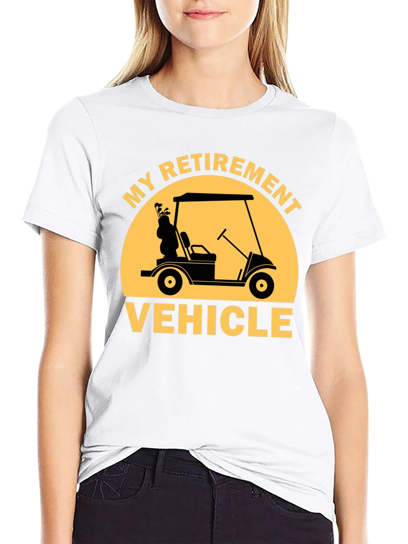 Retirement Vehicle Golf Cart T-Shirt