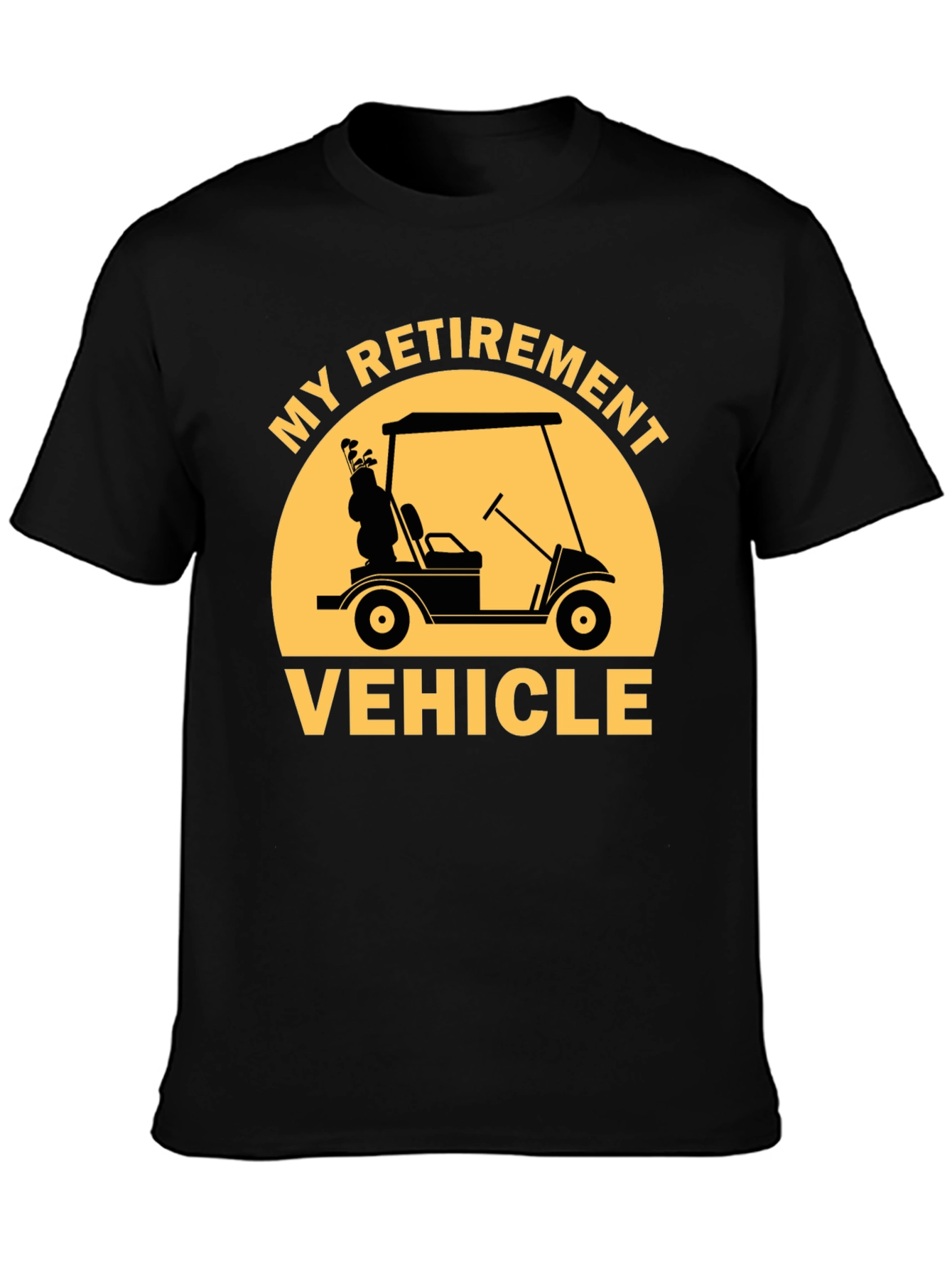 Retirement Vehicle Golf Cart T-Shirt
