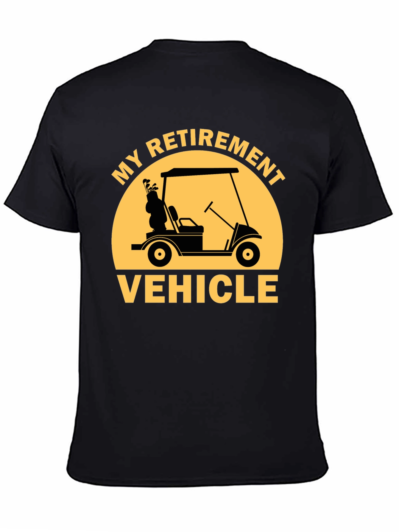 Retirement Vehicle Golf Cart T-Shirt