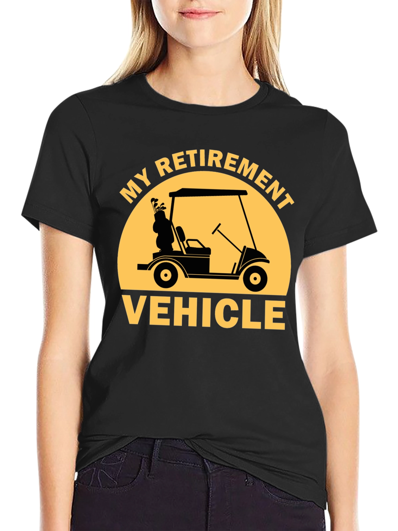 Retirement Vehicle Golf Cart T-Shirt