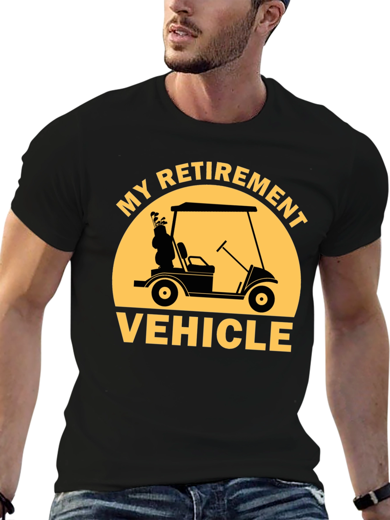 Retirement Vehicle Golf Cart T-Shirt